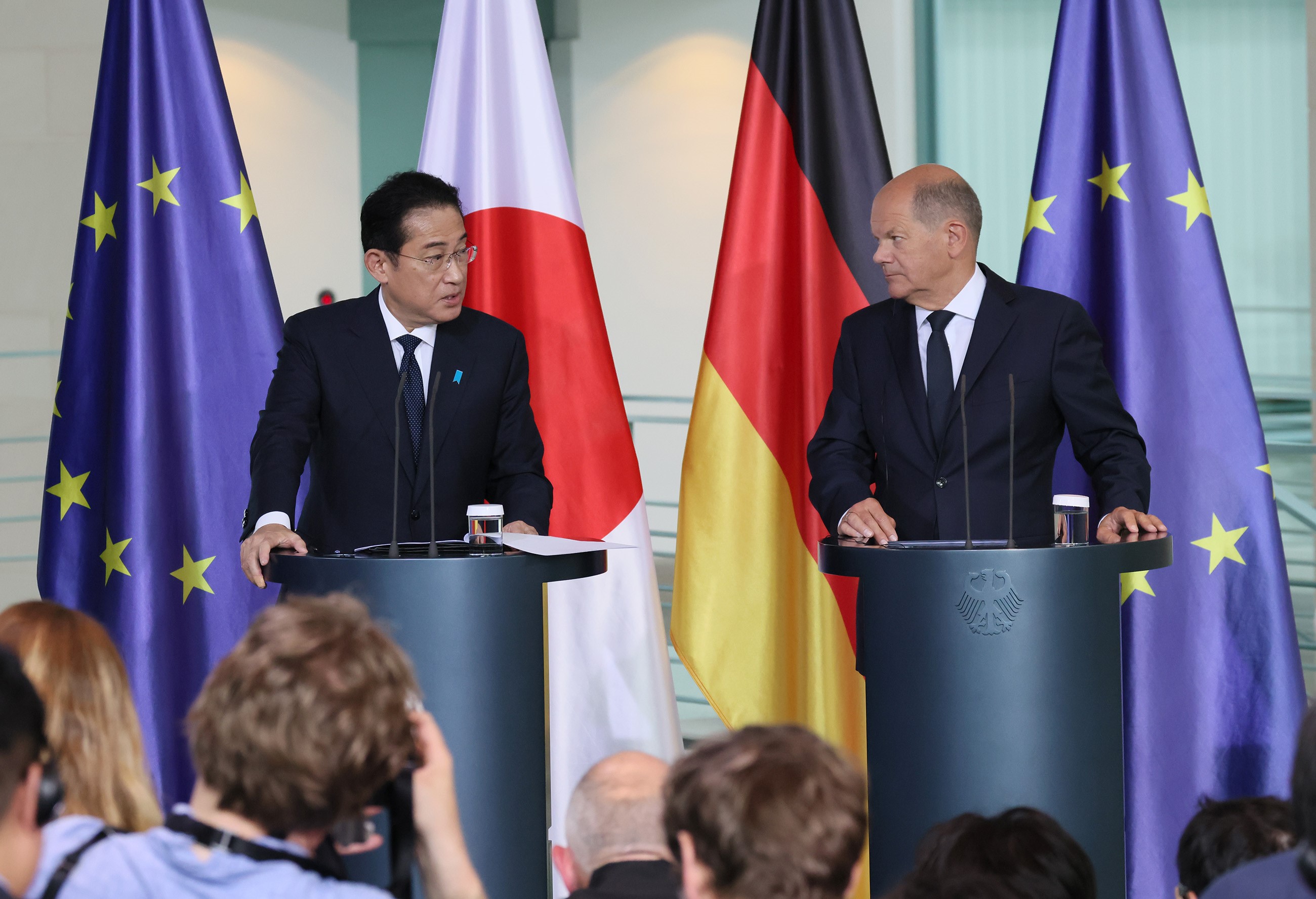 Joint Press Conference with Chancellor Scholz (4)