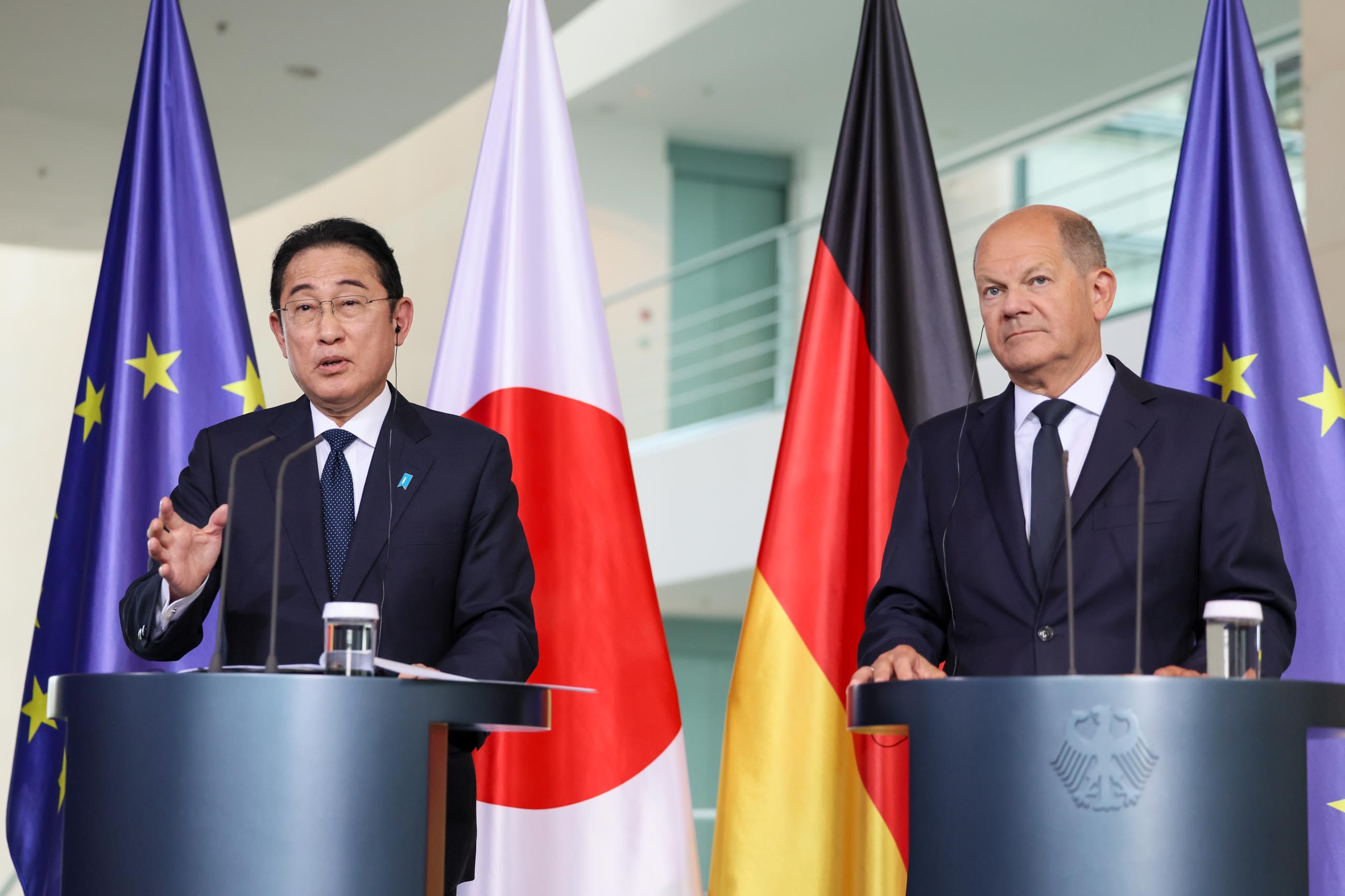 Joint Press Conference with Chancellor Scholz (8)