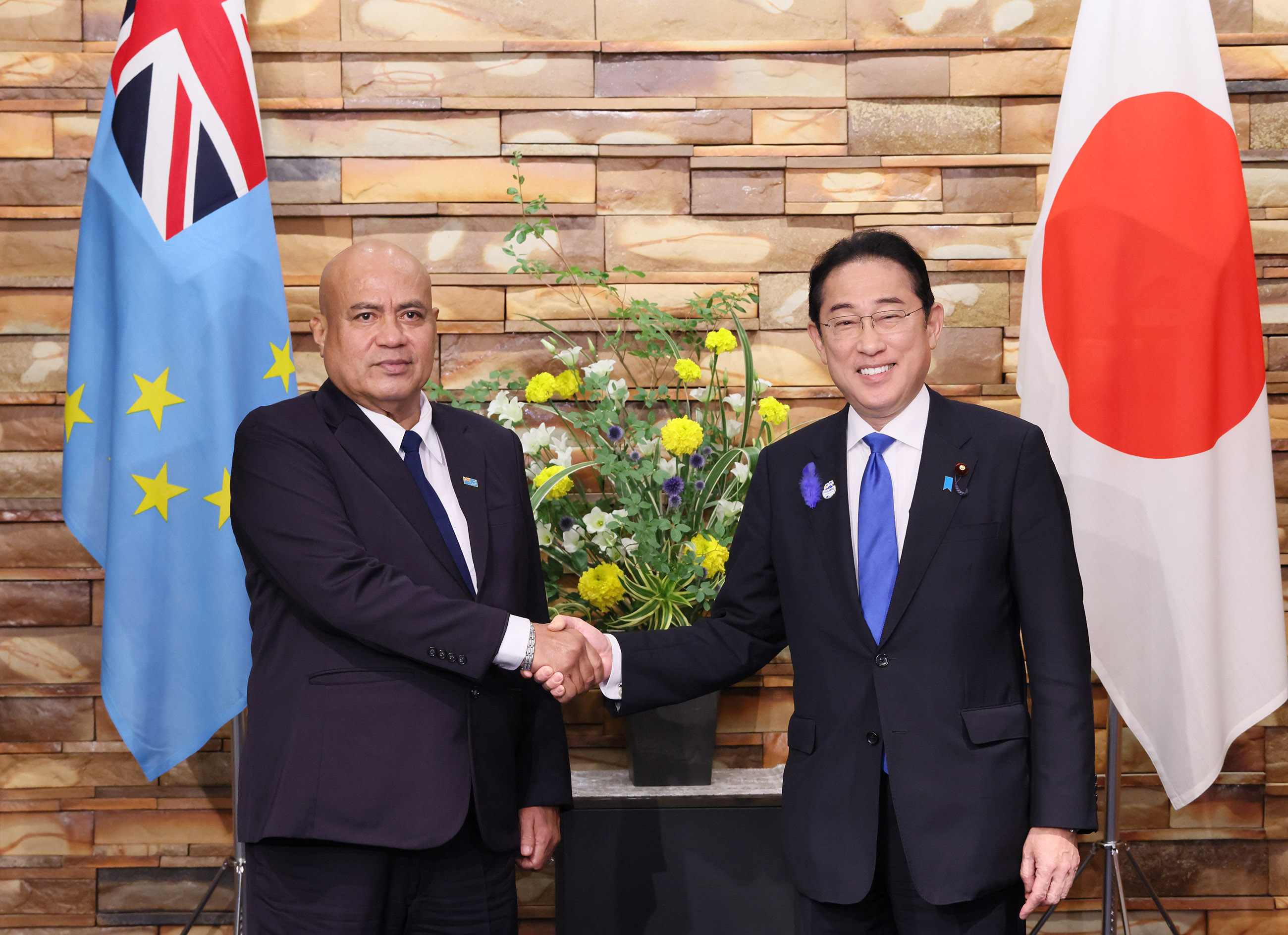 Japan – Tuvalu Summit Meeting (1)