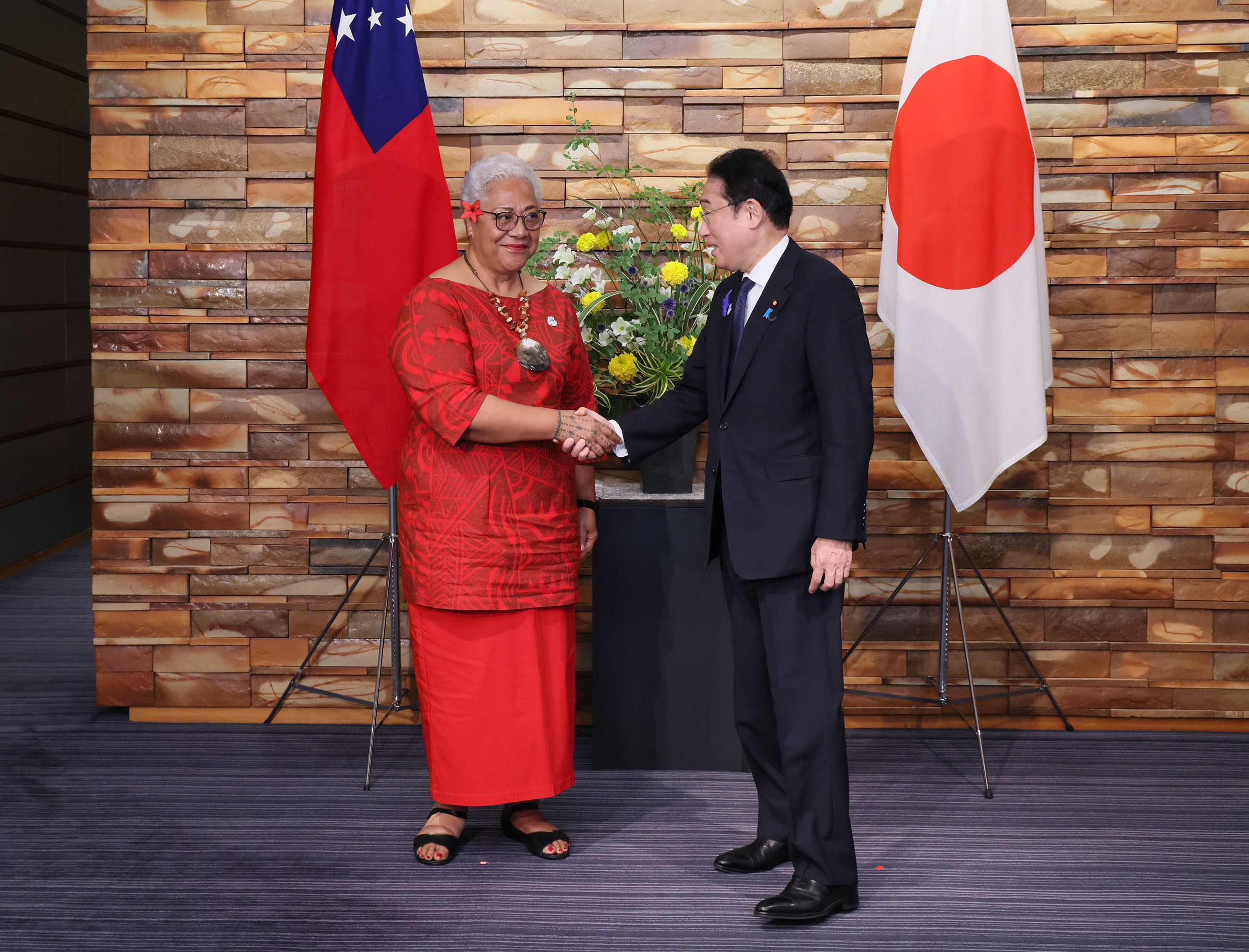Japan – Samoa Summit Meeting (1)
