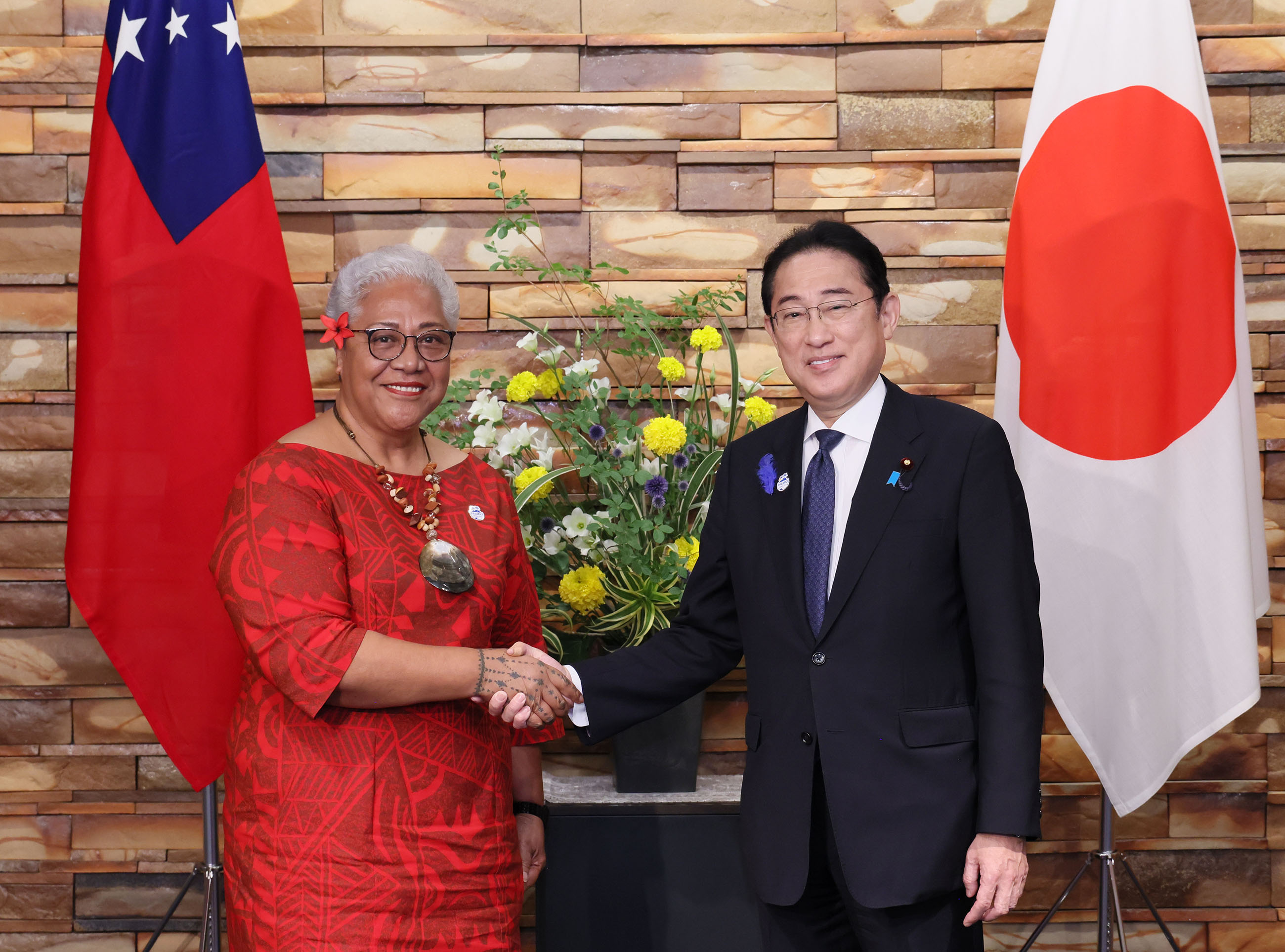 Japan – Samoa Summit Meeting (2)