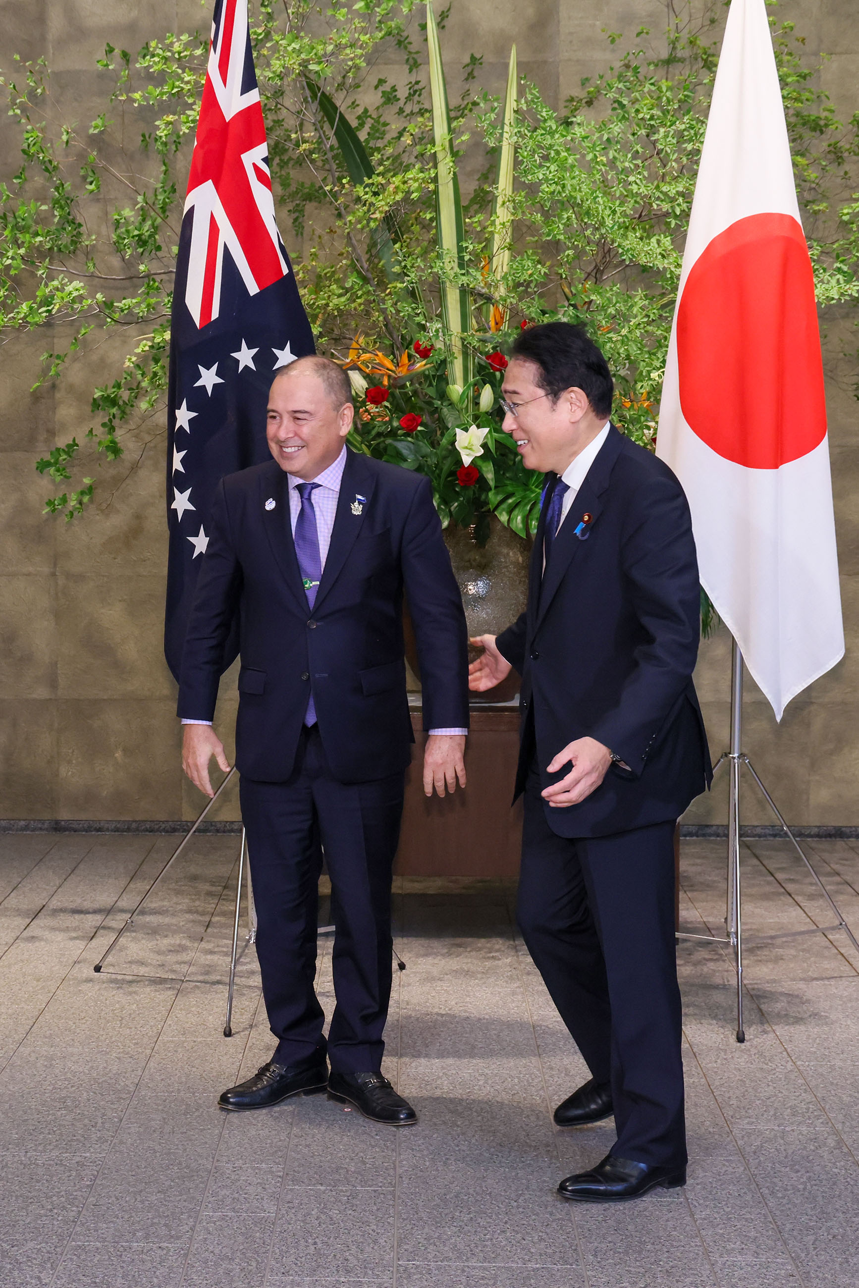 Japan-Cook Islands Summit Meeting (3)