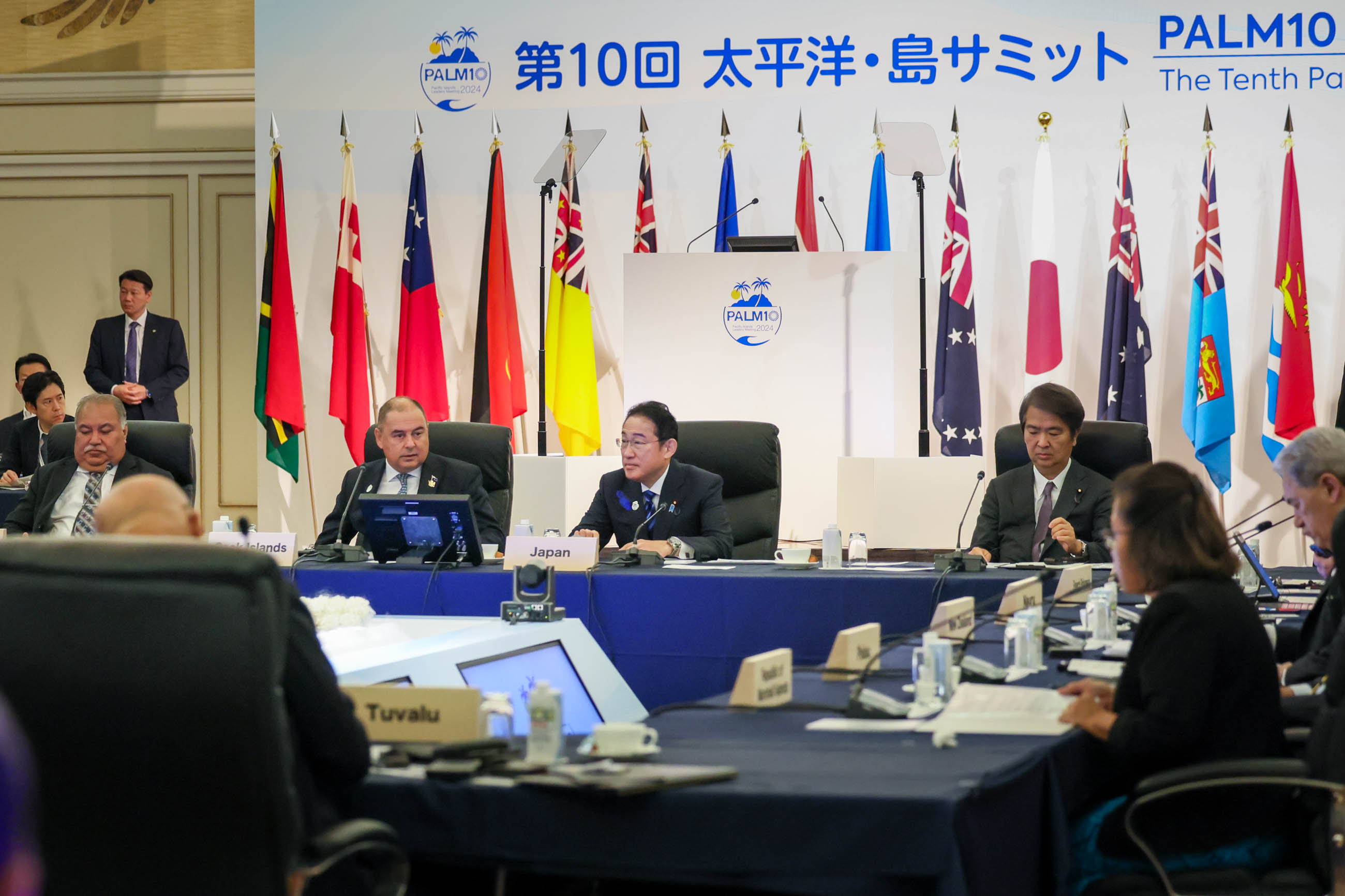 Prime Minister Kishida attending the opening session (1)