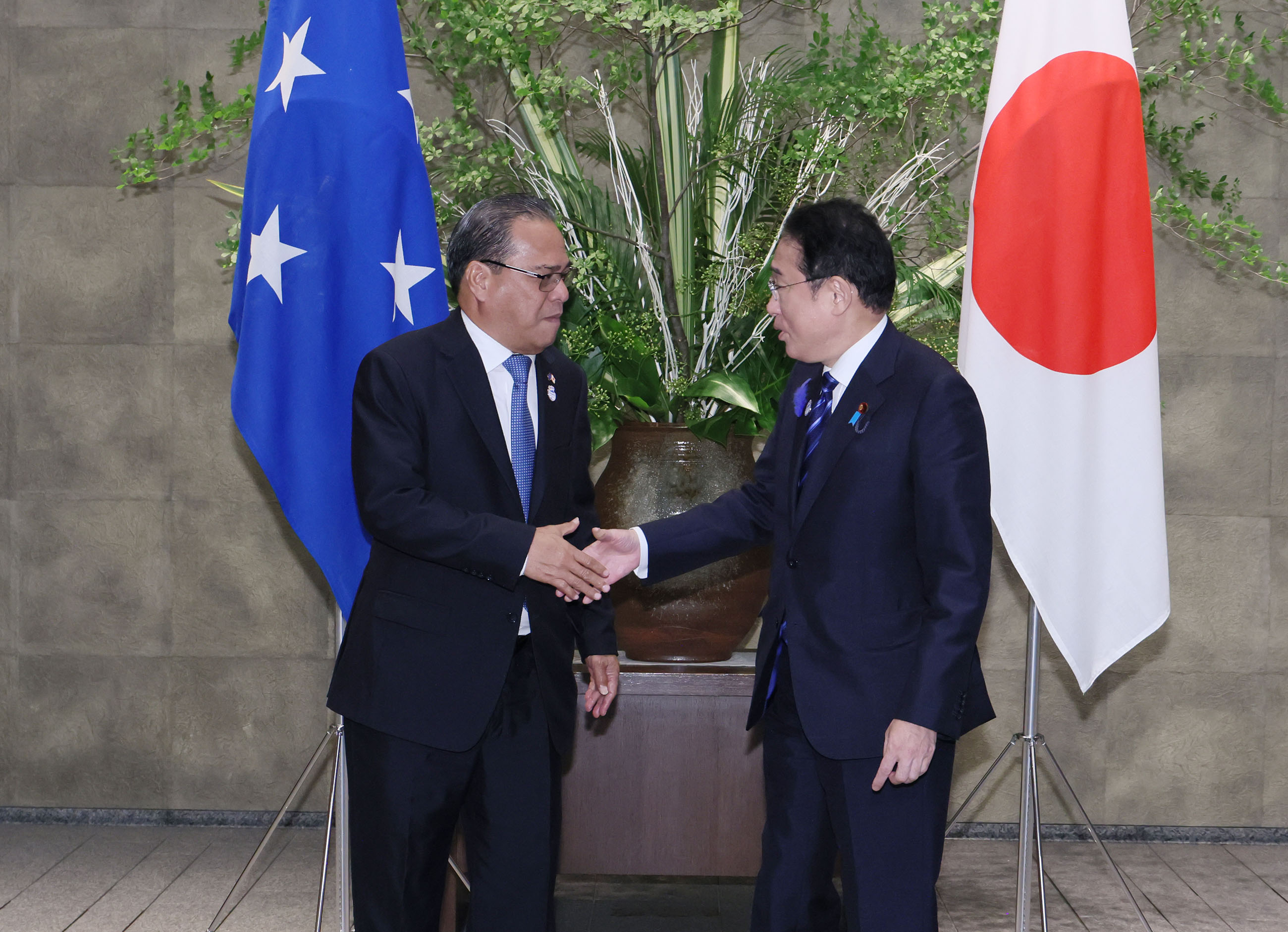 Japan – Federate States of Micronesia Summit Meeting (1)