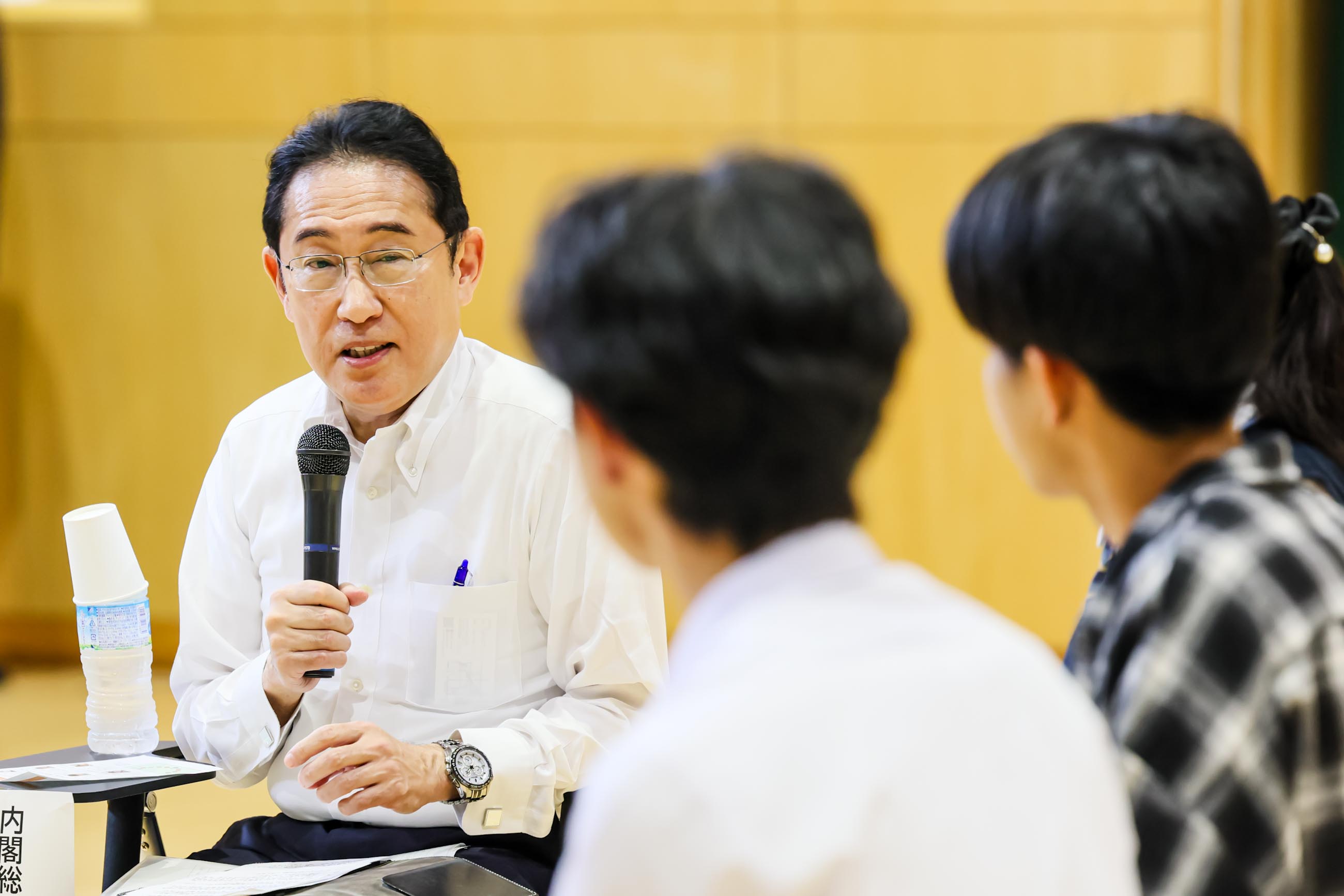 Prime Minsiter Kishida holding an exchange of views with children and youth (3)