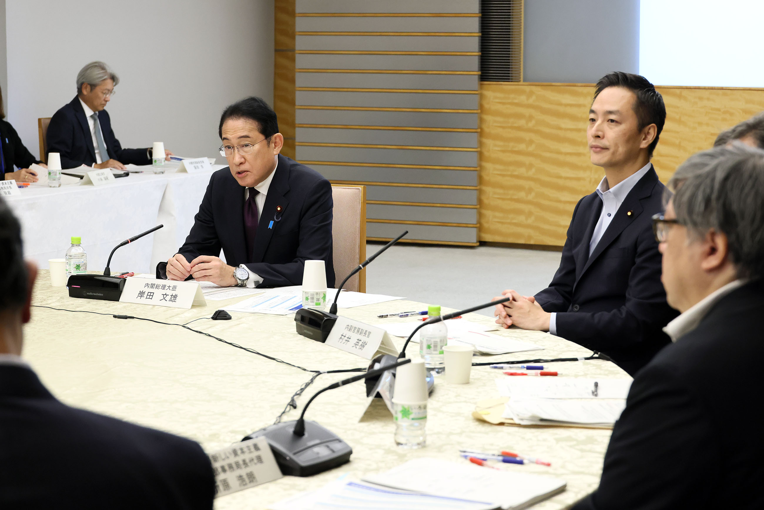 Prime Minister Kishida making a remark (1)