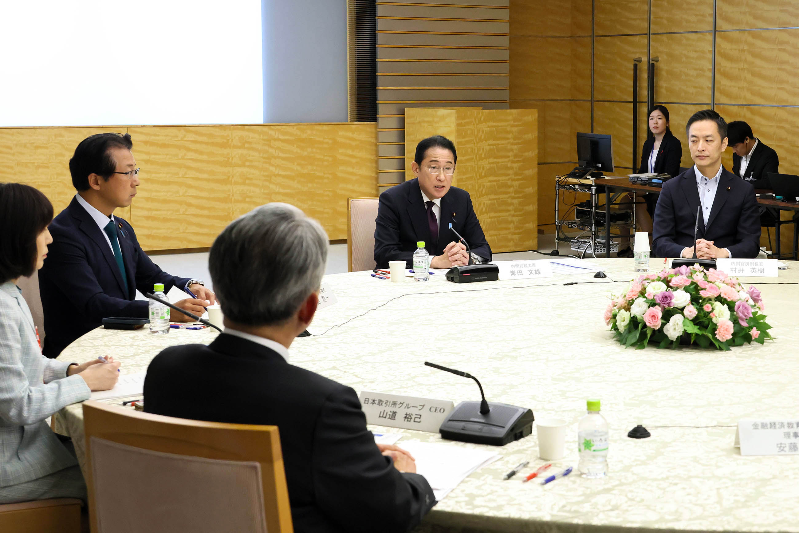 Prime Minister Kishida making a remark (3)