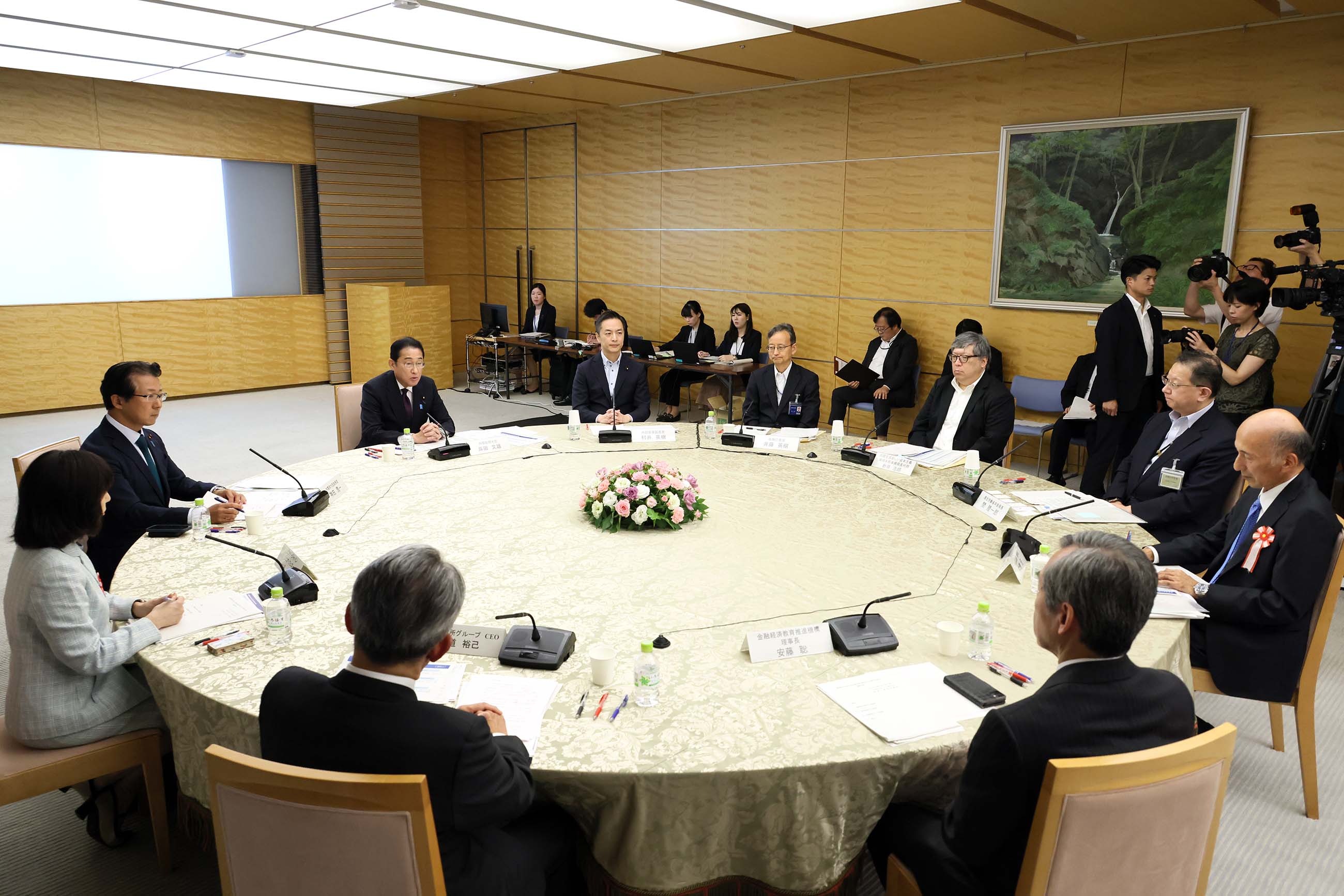 Prime Minister Kishida making a remark (4)