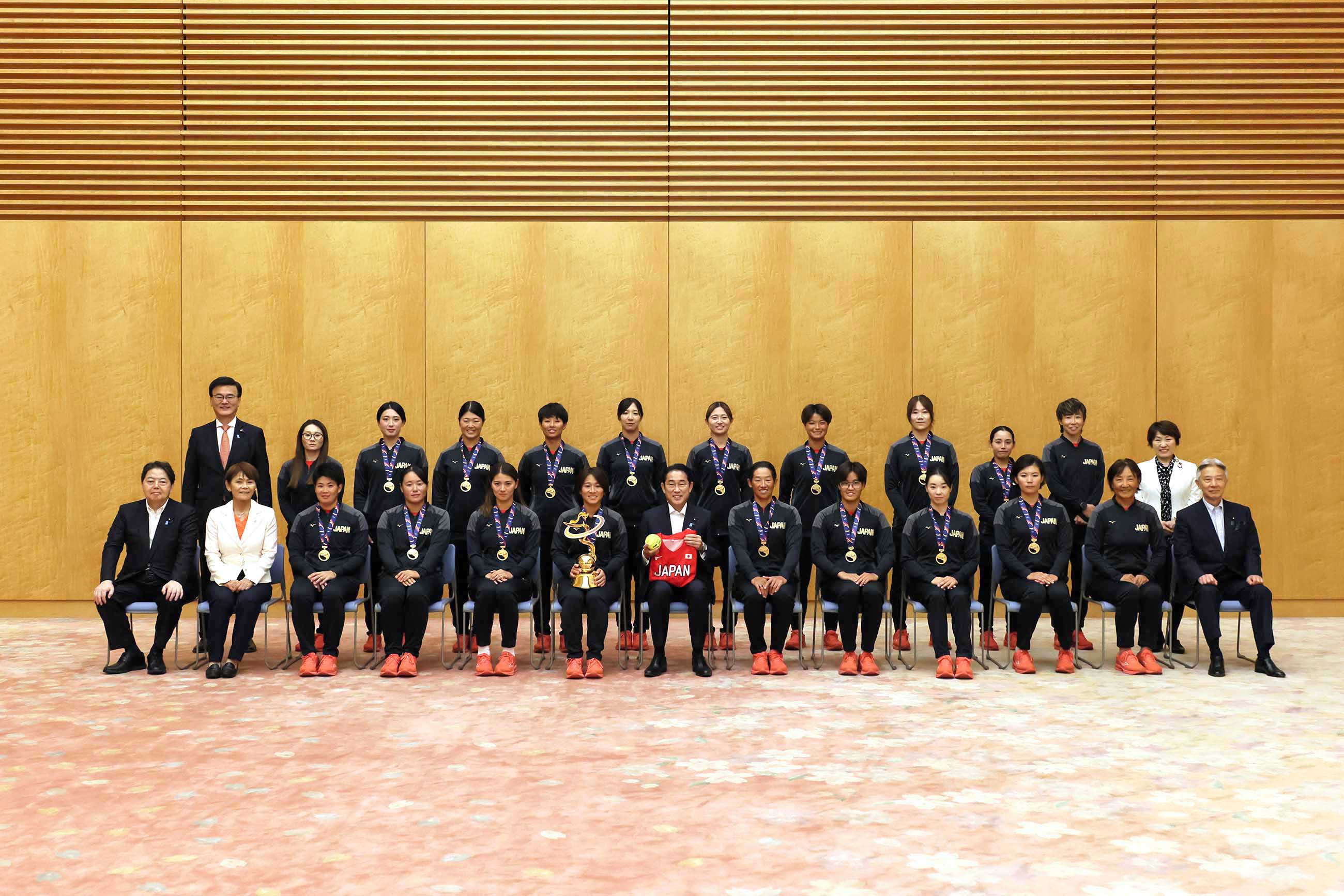 Courtesy Call from the Japan Women's National Softball Team