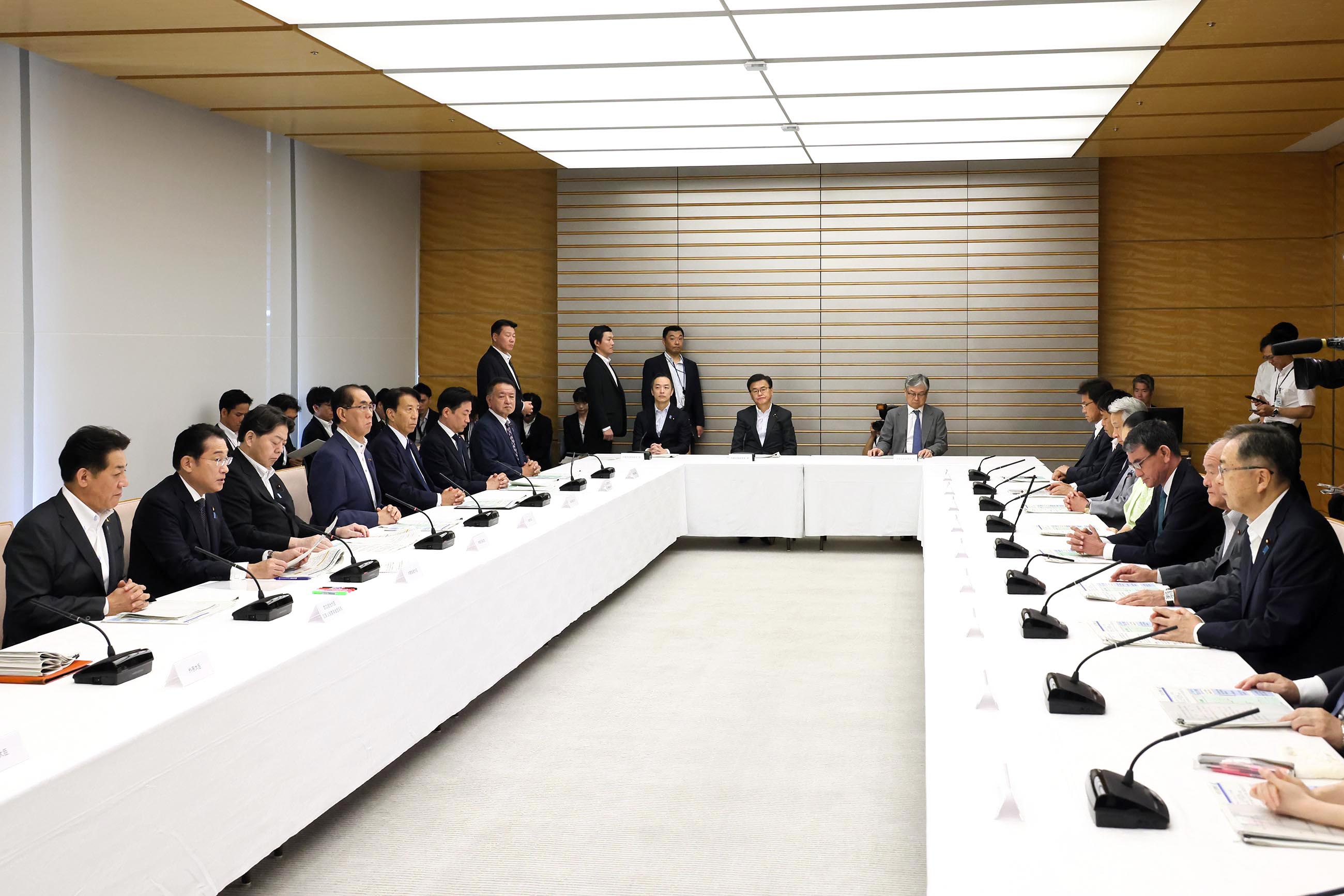 Prime Minister Kishida making a remark (4)