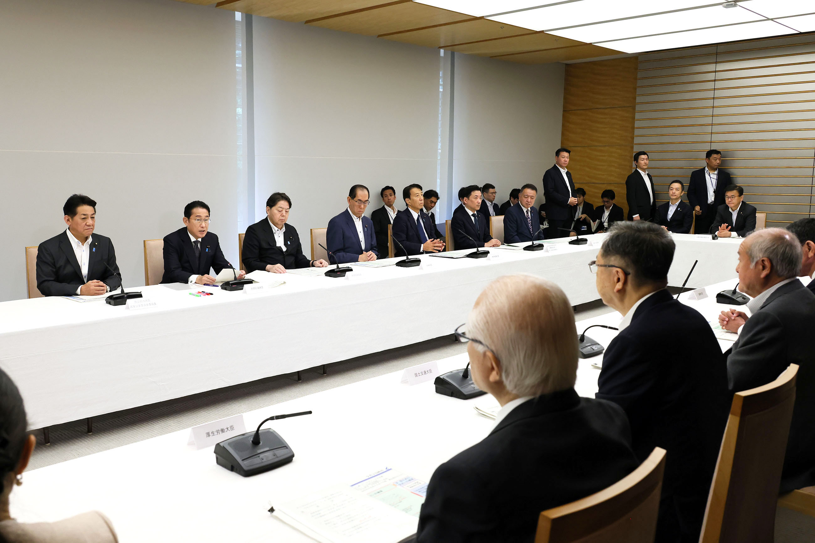 Prime Minister Kishida making a remark (5)