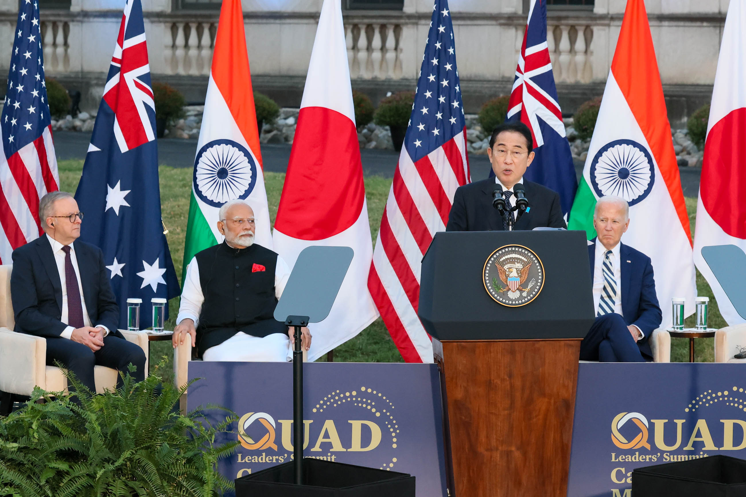 Prime Minister Kishida attending the Quad Cancer Moonshot side event (1)