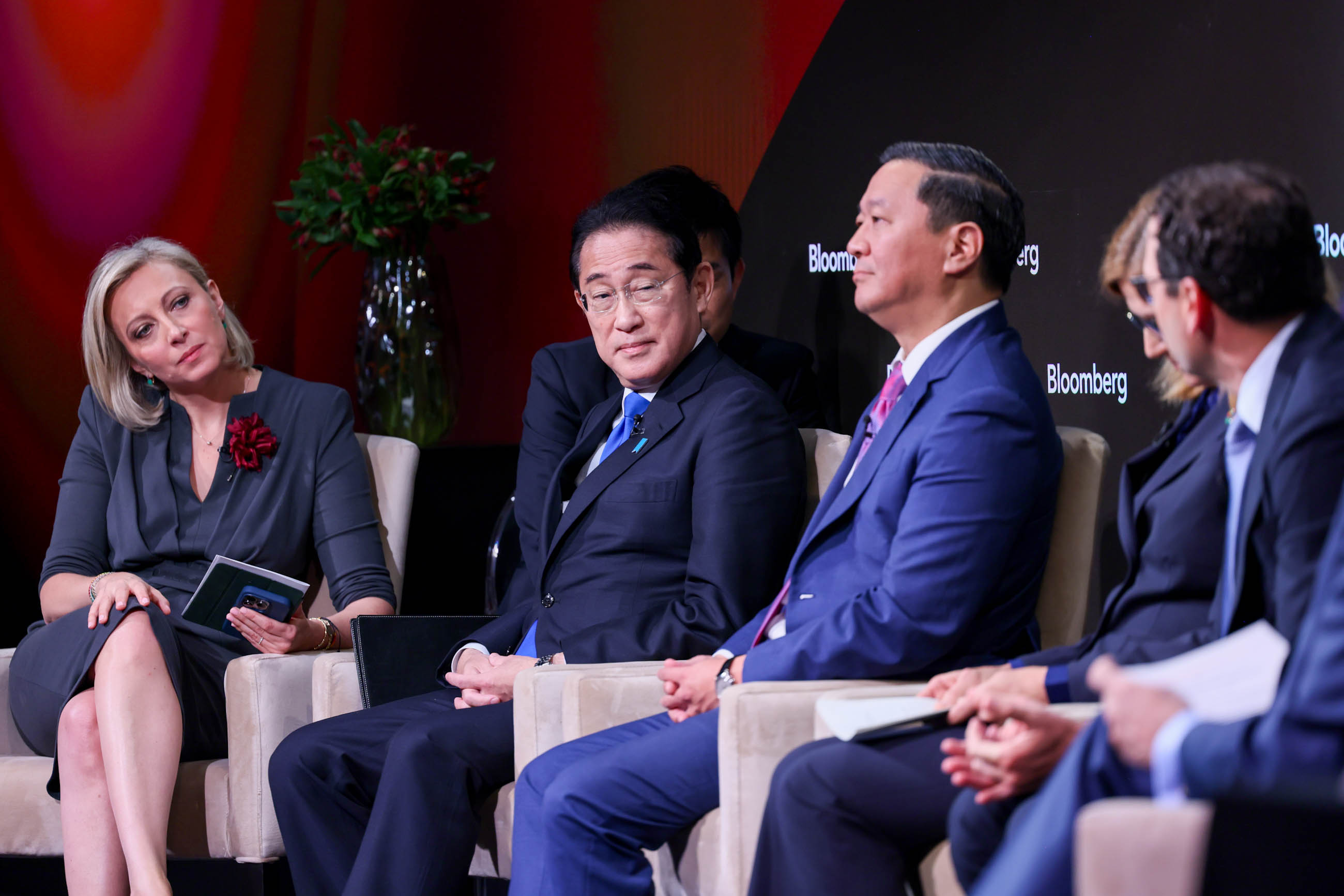 Prime Minister Kishida attending an exchange of views with asset management companies from Japan and the United States (6)