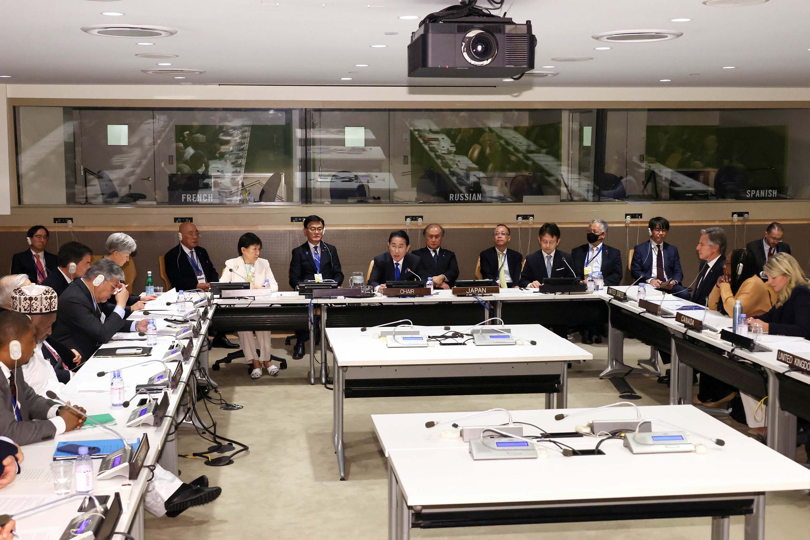 Prime Minister Kishida attending the High-Level Launch Meeting of the Friends of a Fissile Material Cut-off Treaty (FMCT) (4)