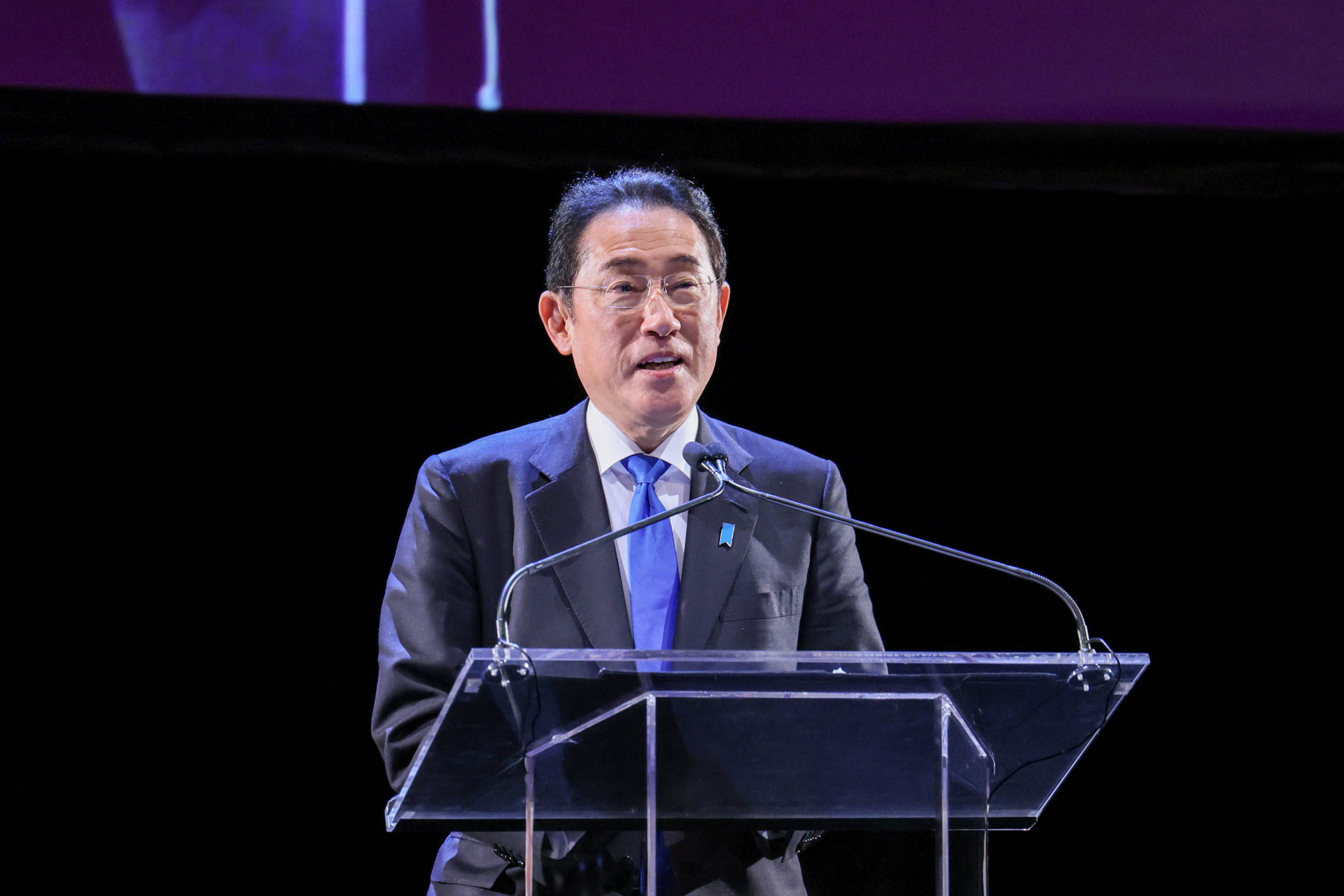 Prime Minister Kishida attending the U.S.-Japan tourism event (2)