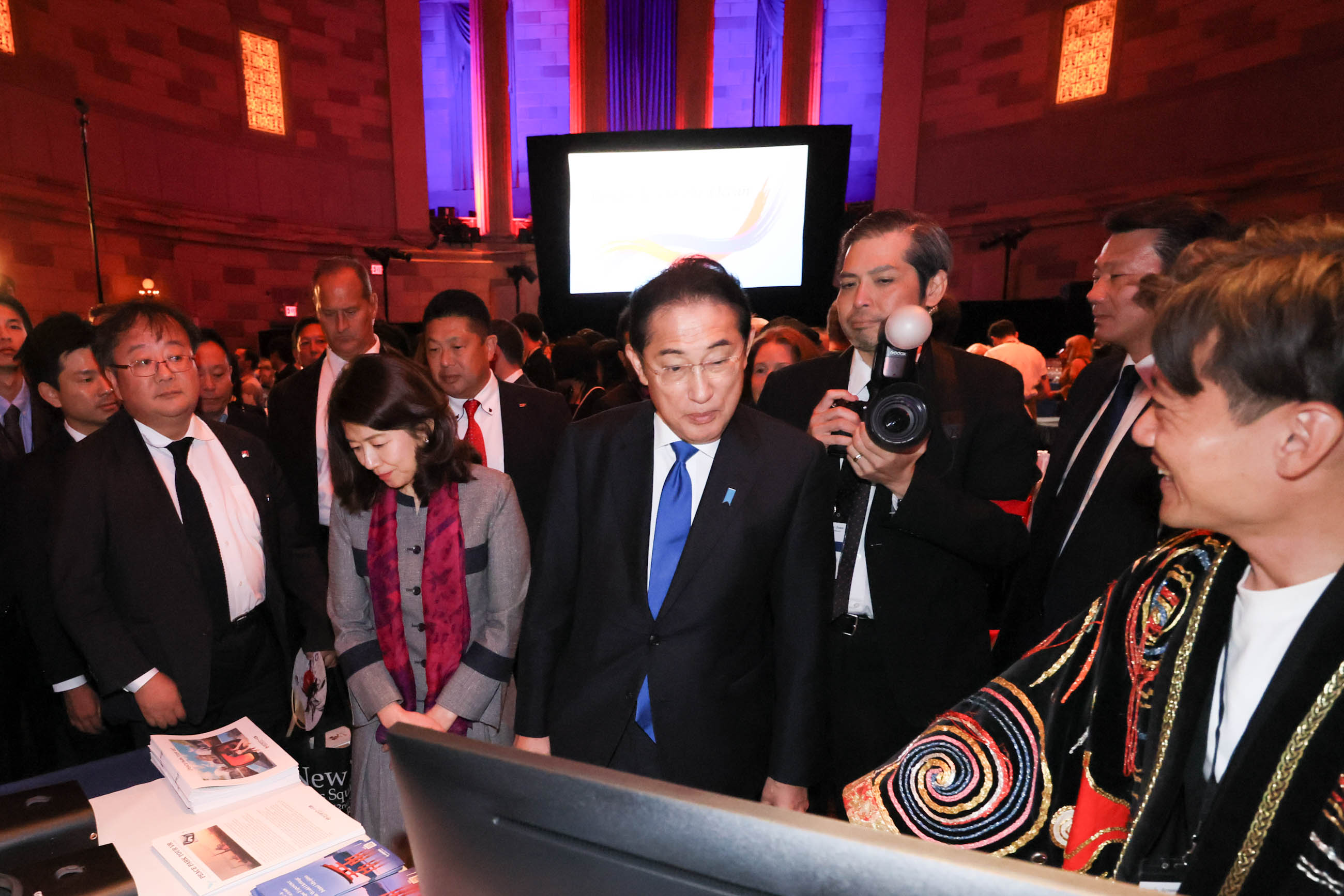 Prime Minister Kishida attending the U.S.-Japan tourism event (10)