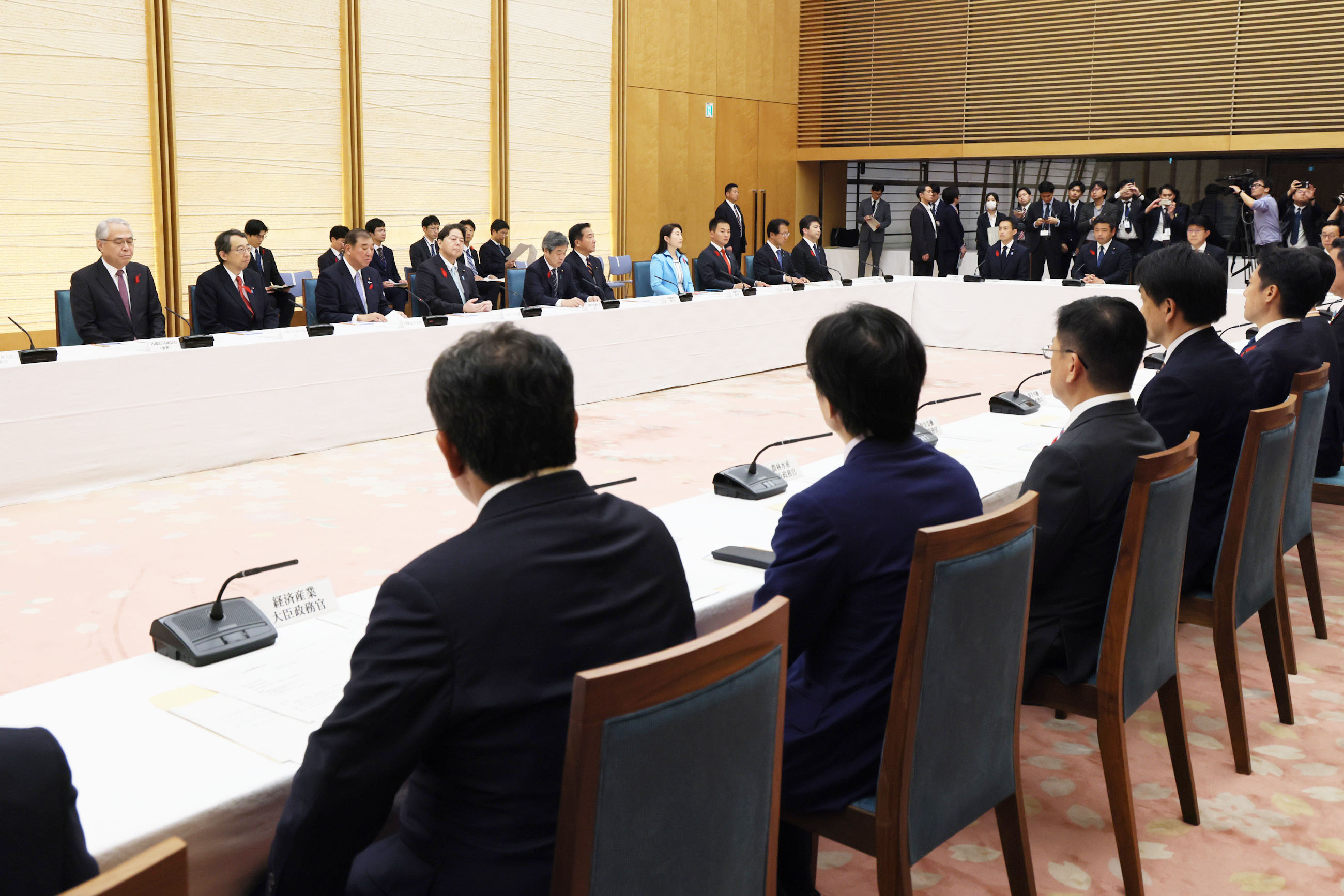 Prime Minister Ishiba delivering an address (1)