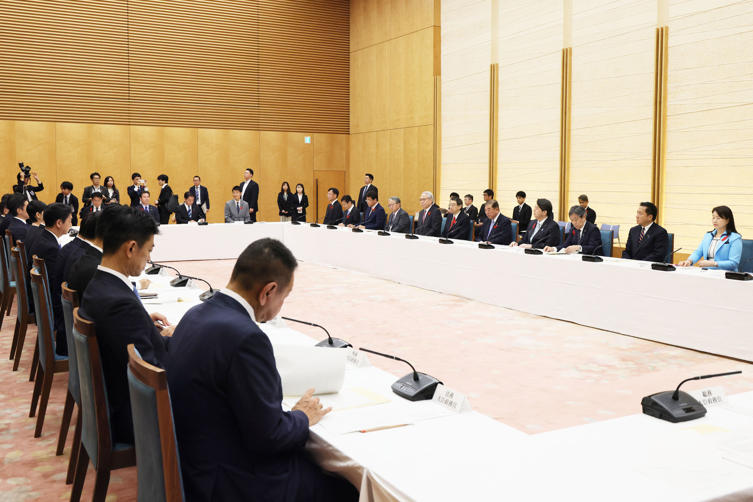 Prime Minister Ishiba delivering an address (2)