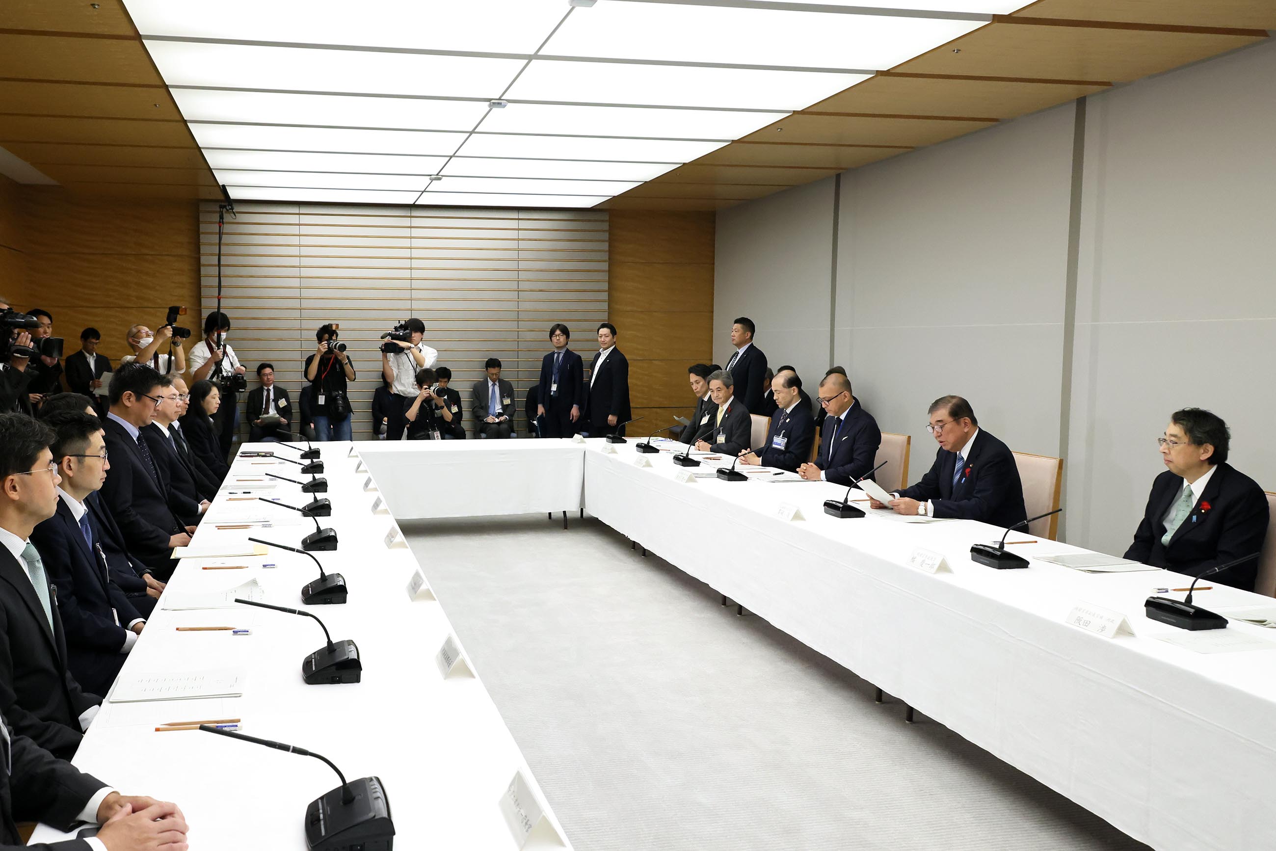 Prime Minister Ishiba attending the meeting (3)