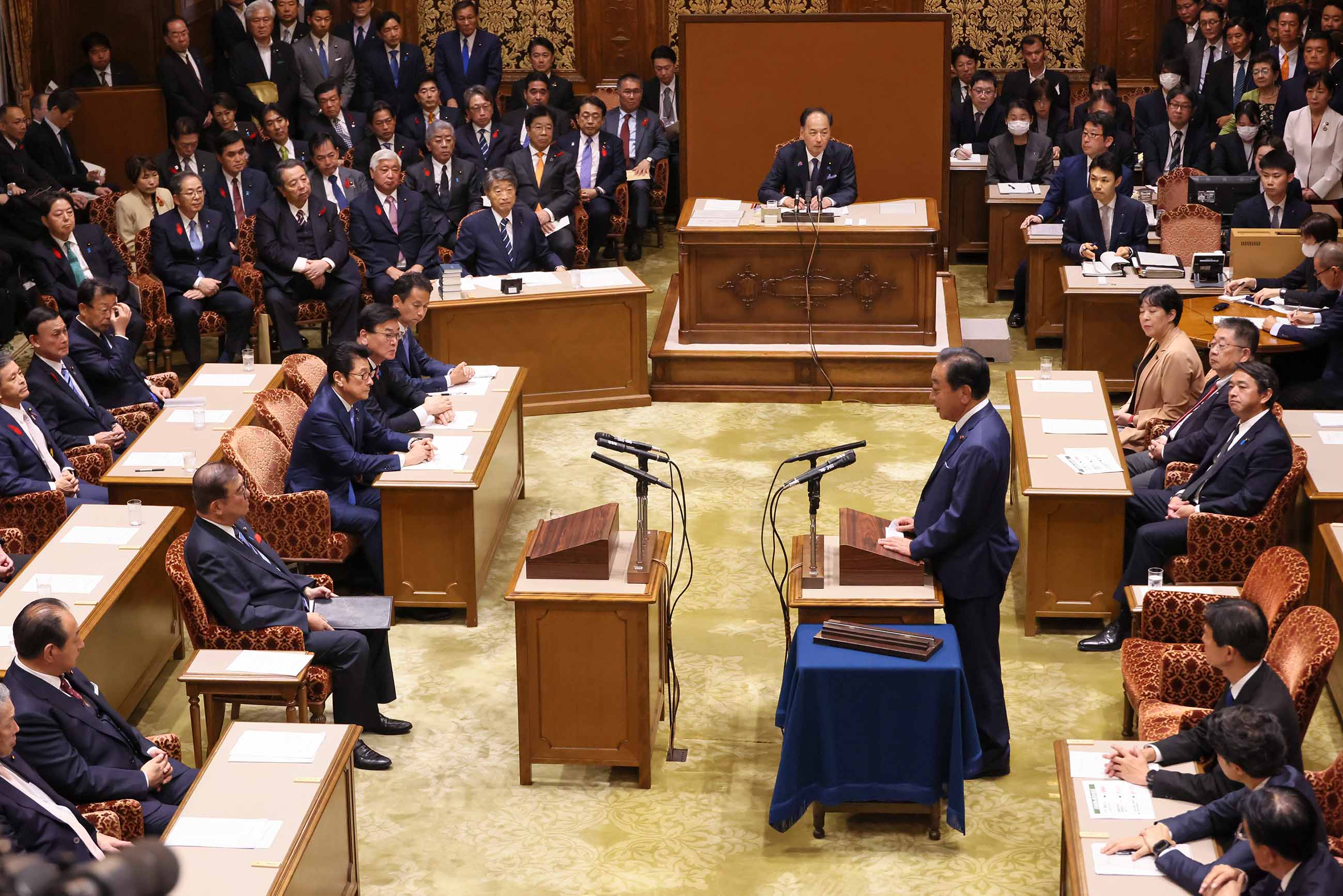 Prime Minister Ishiba listening