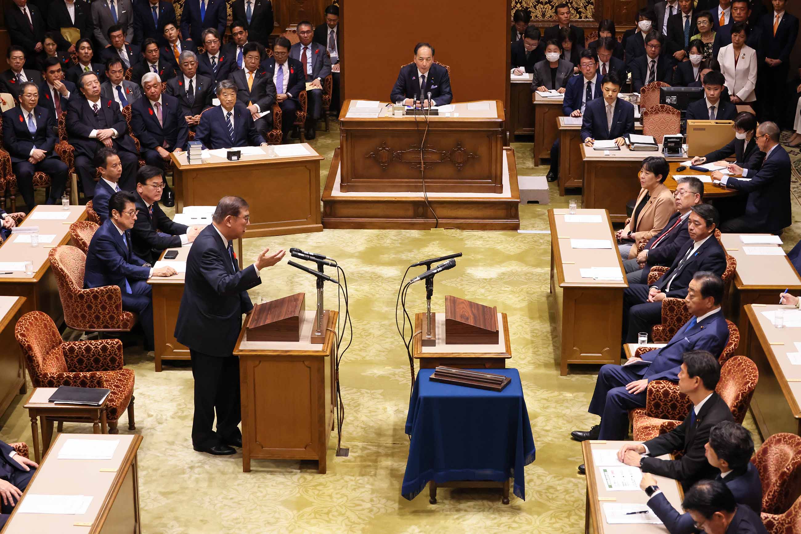 Prime Minister Ishiba making a remark (2)