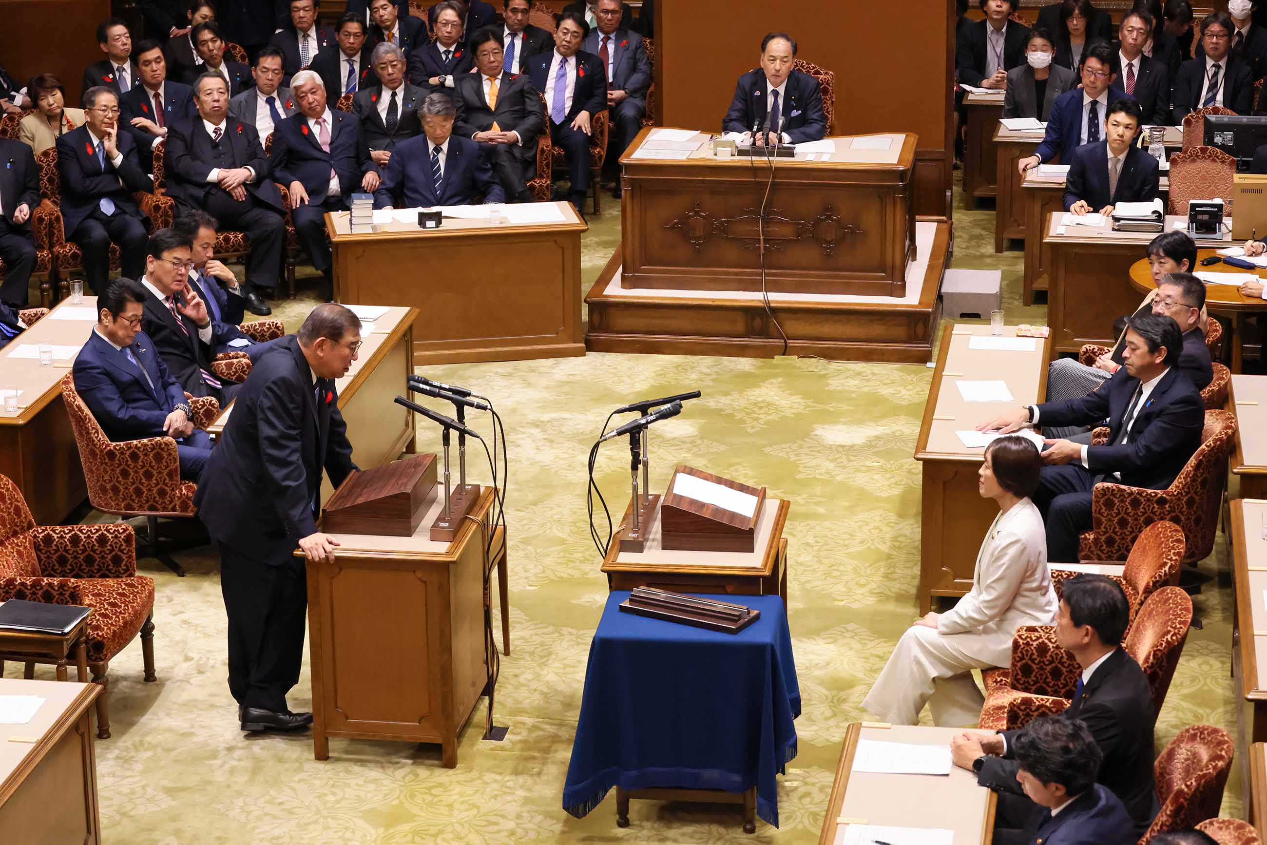 Prime Minister Ishiba making a remark (4)