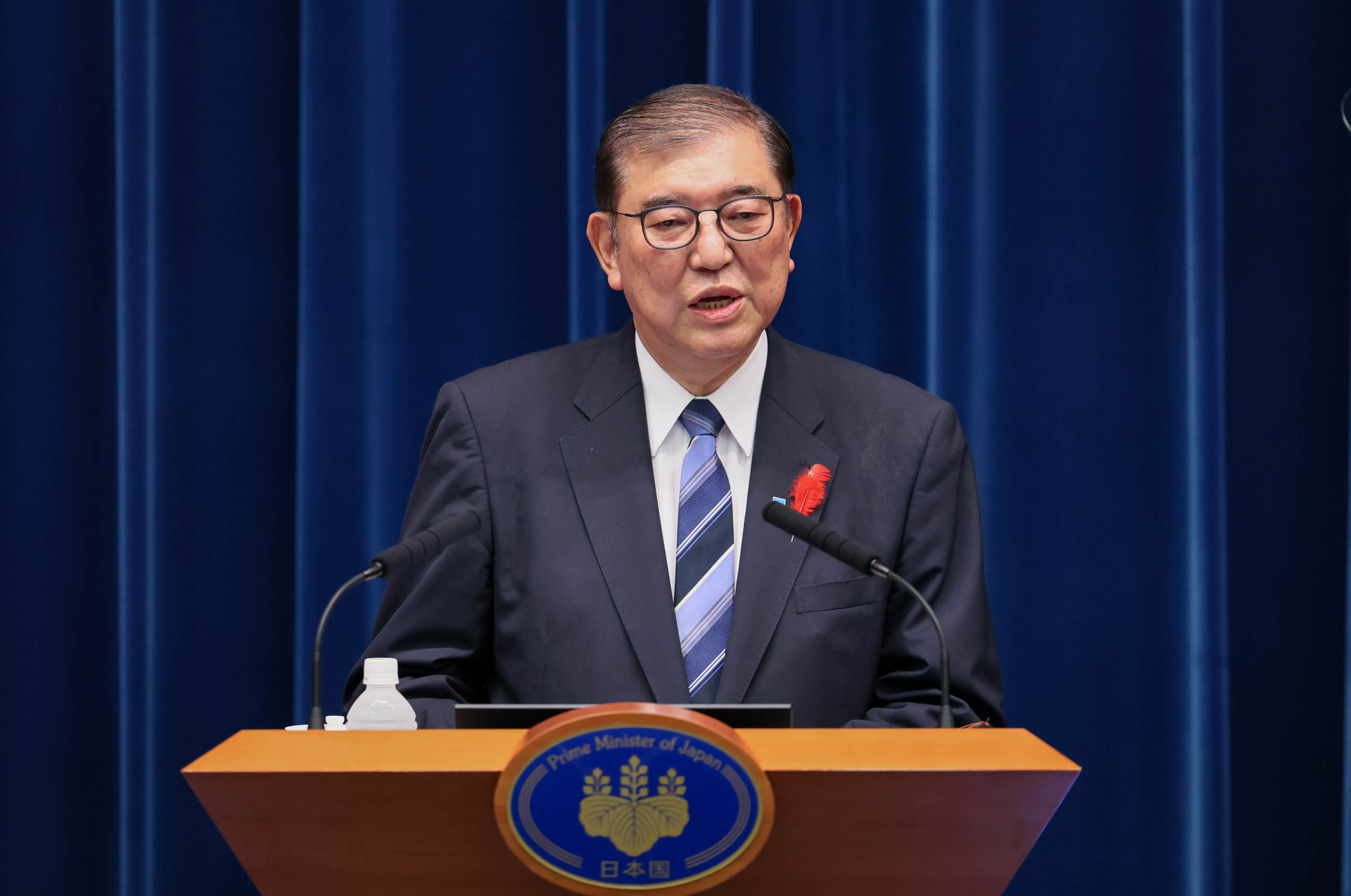 Prime Minister Ishiba making an opening statement (1)