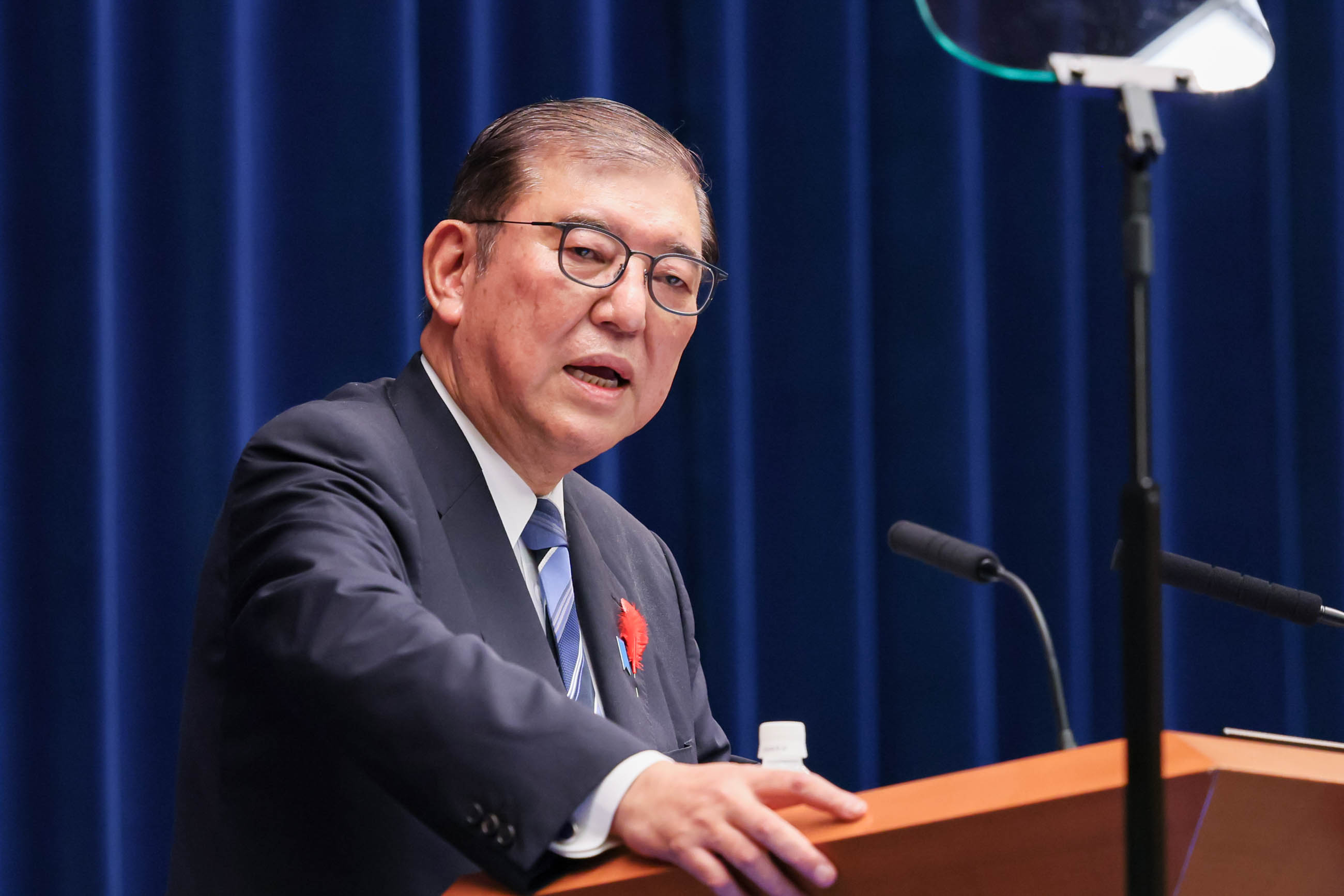 Prime Minister Ishiba making an opening statement (5)