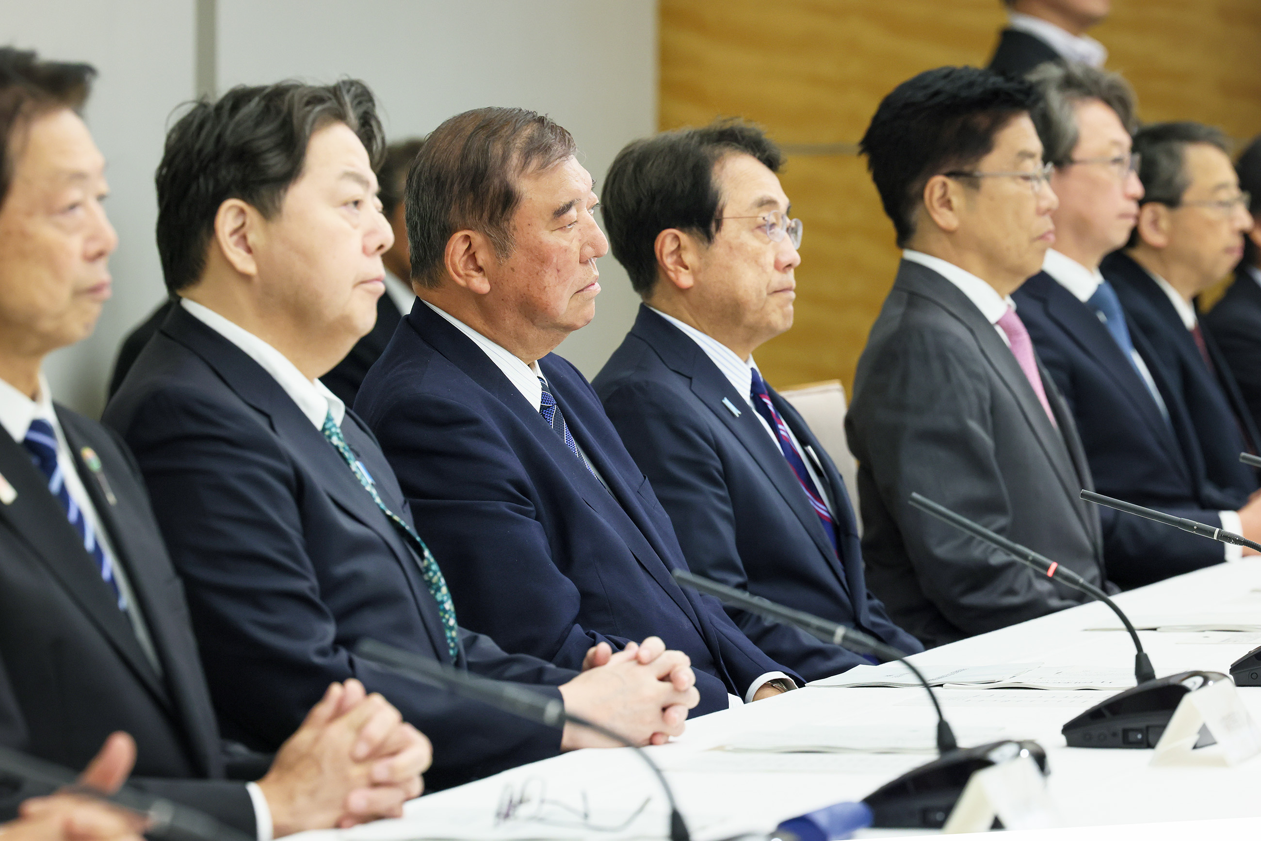 Prime Minister Ishiba attending the meeting (2)