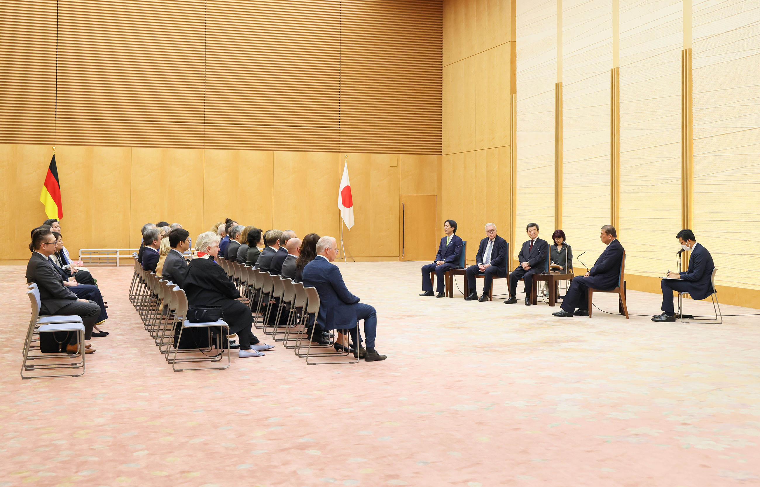 Prime Minister Ishiba receiving a courtesy call (3)