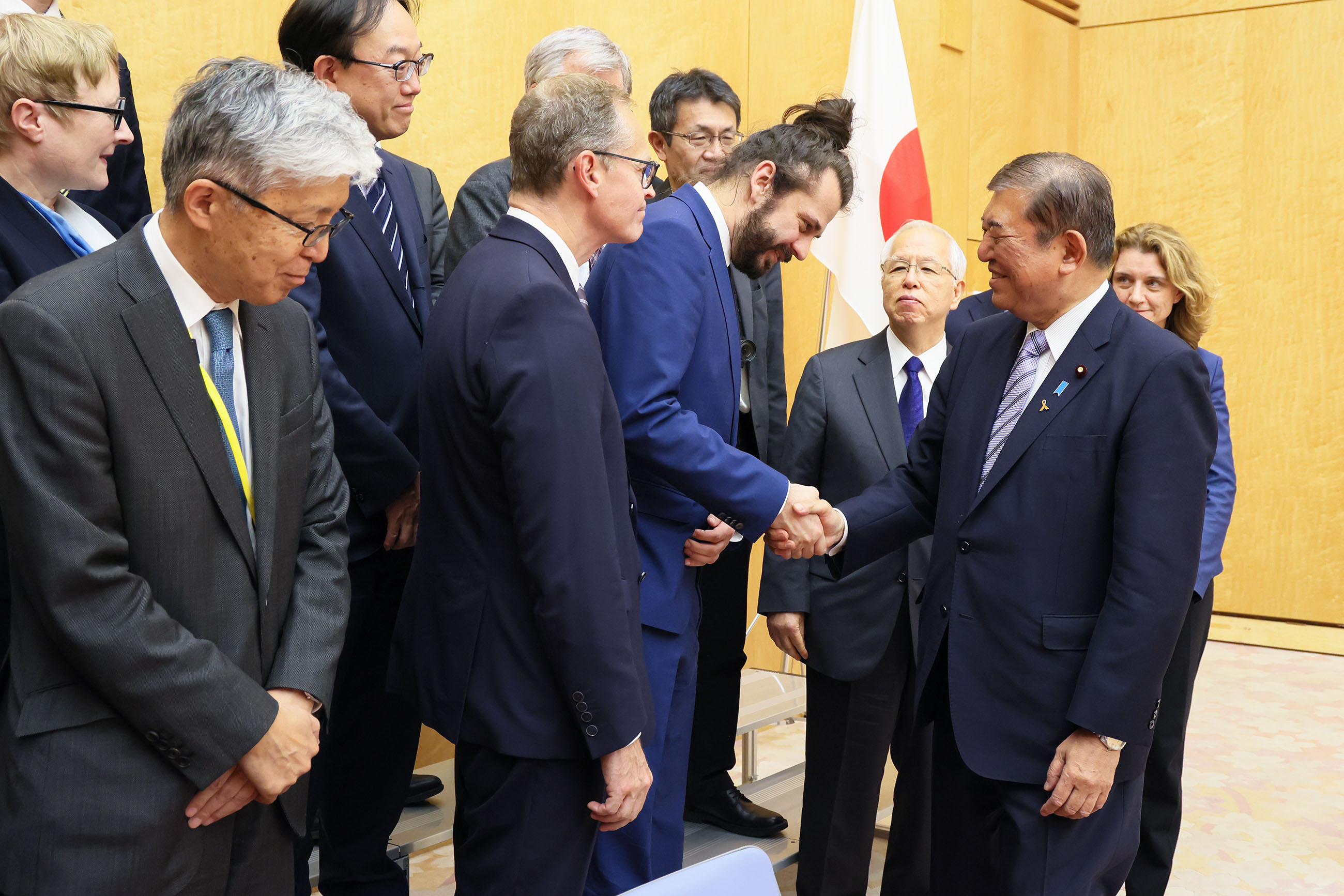 Prime Minister Ishiba receiving a courtesy call (5)