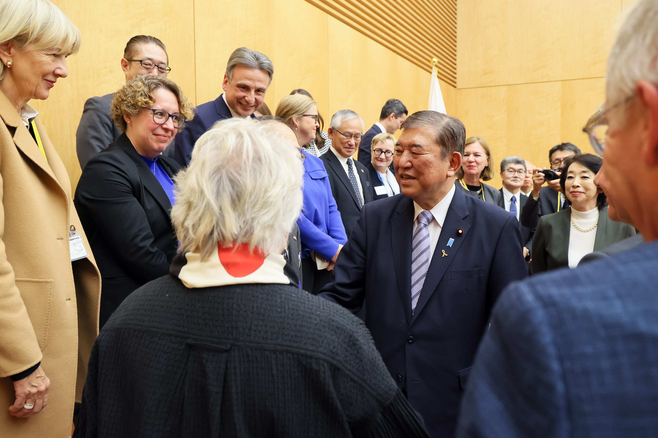 Prime Minister Ishiba receiving a courtesy call (6