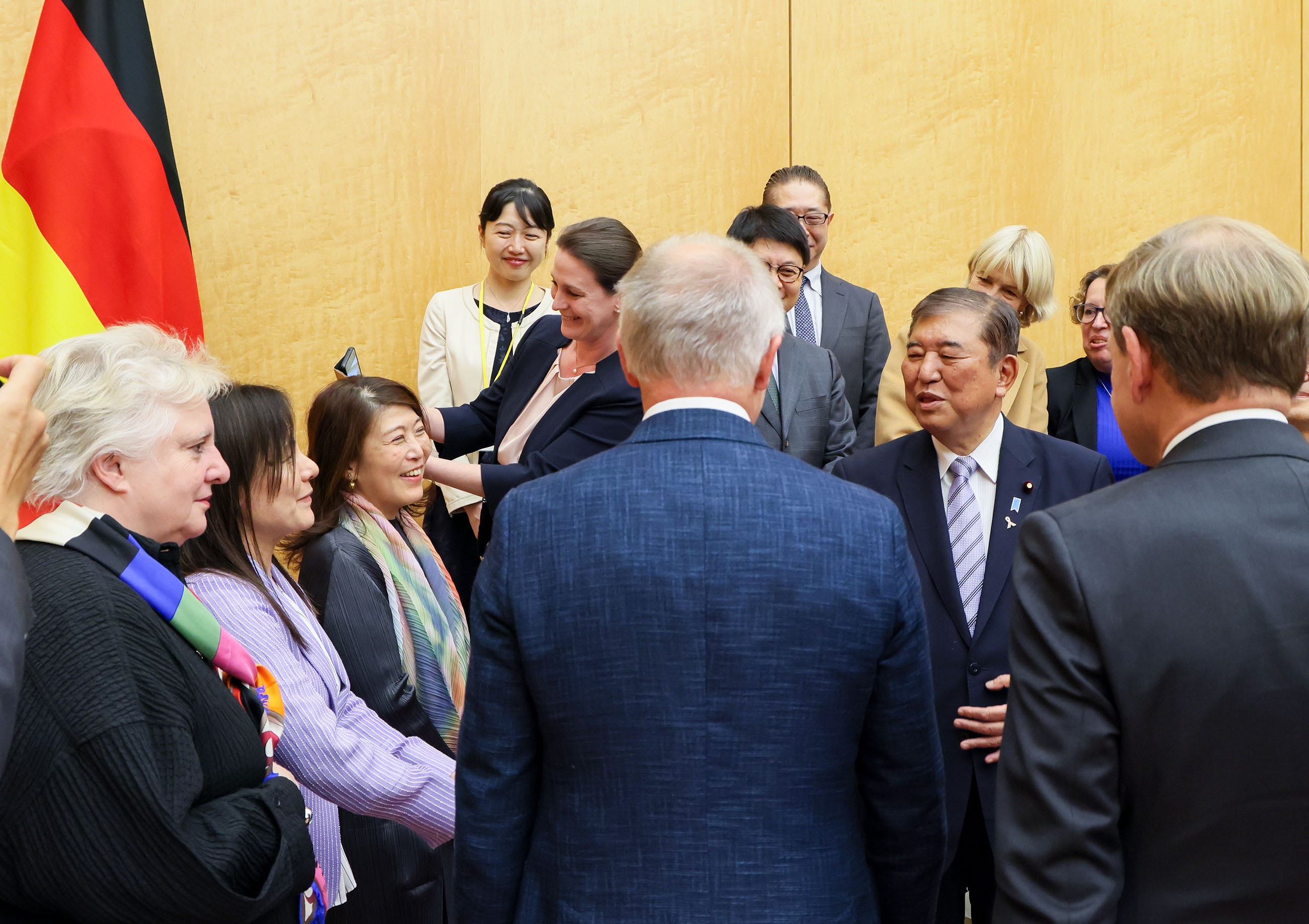 Prime Minister Ishiba receiving a courtesy call (7)