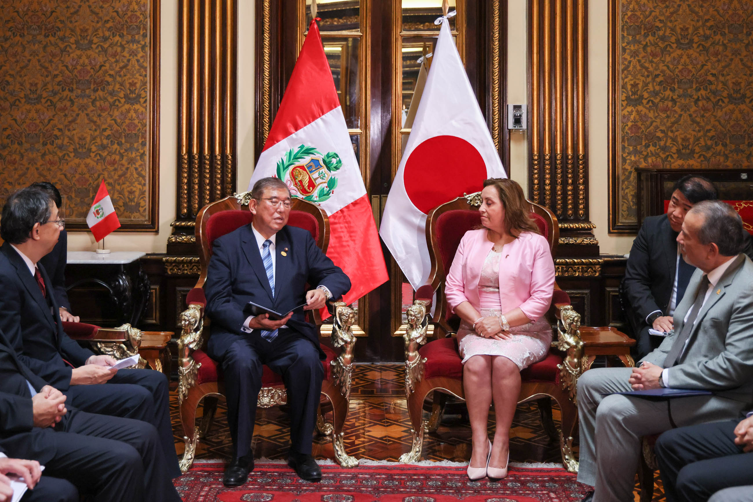 Japan-Peru Summit Meeting (small-group meeting) (3)