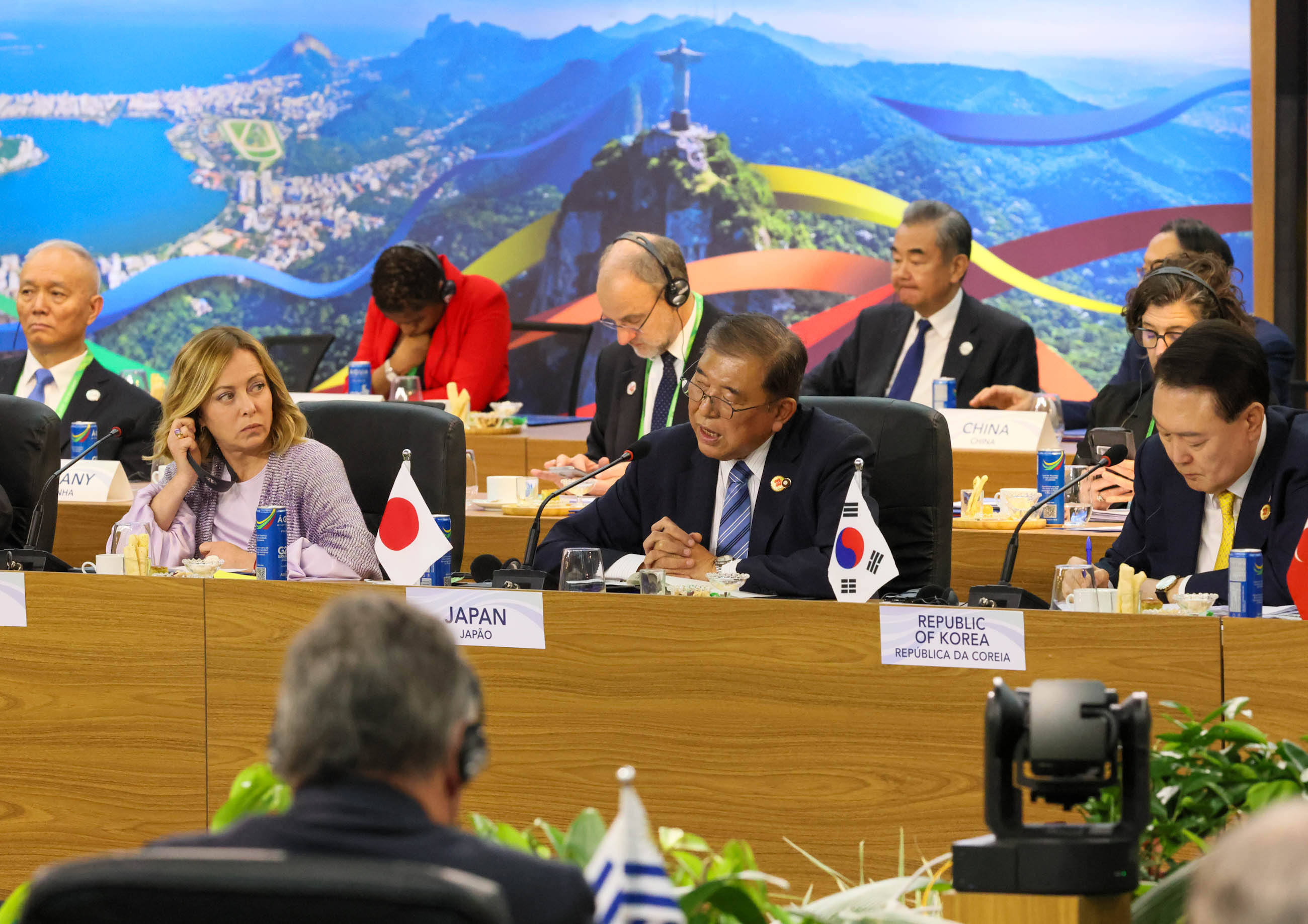 PM Ishiba attending Session 1: 