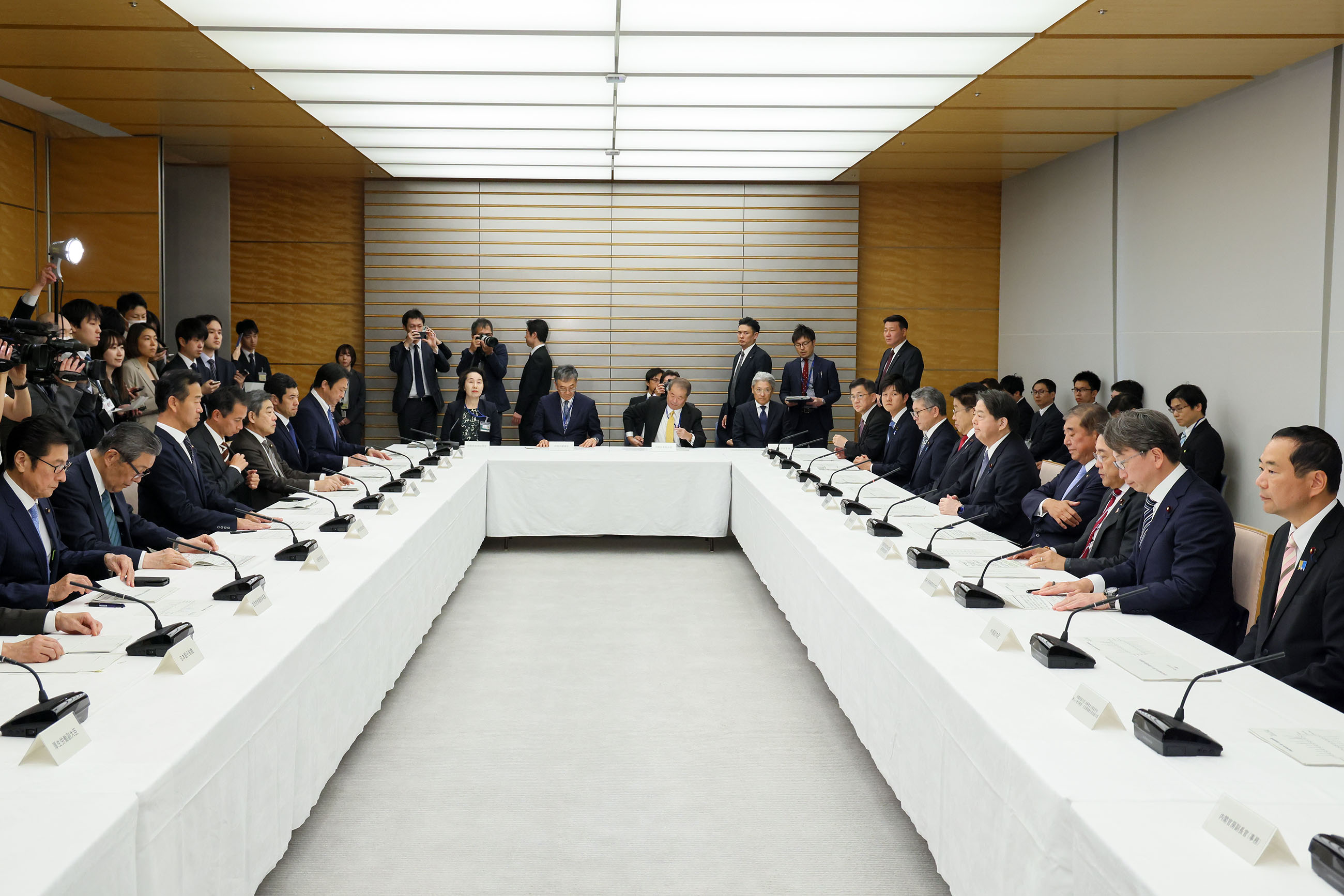 Prime Minister Ishiba attending the meeting (1)