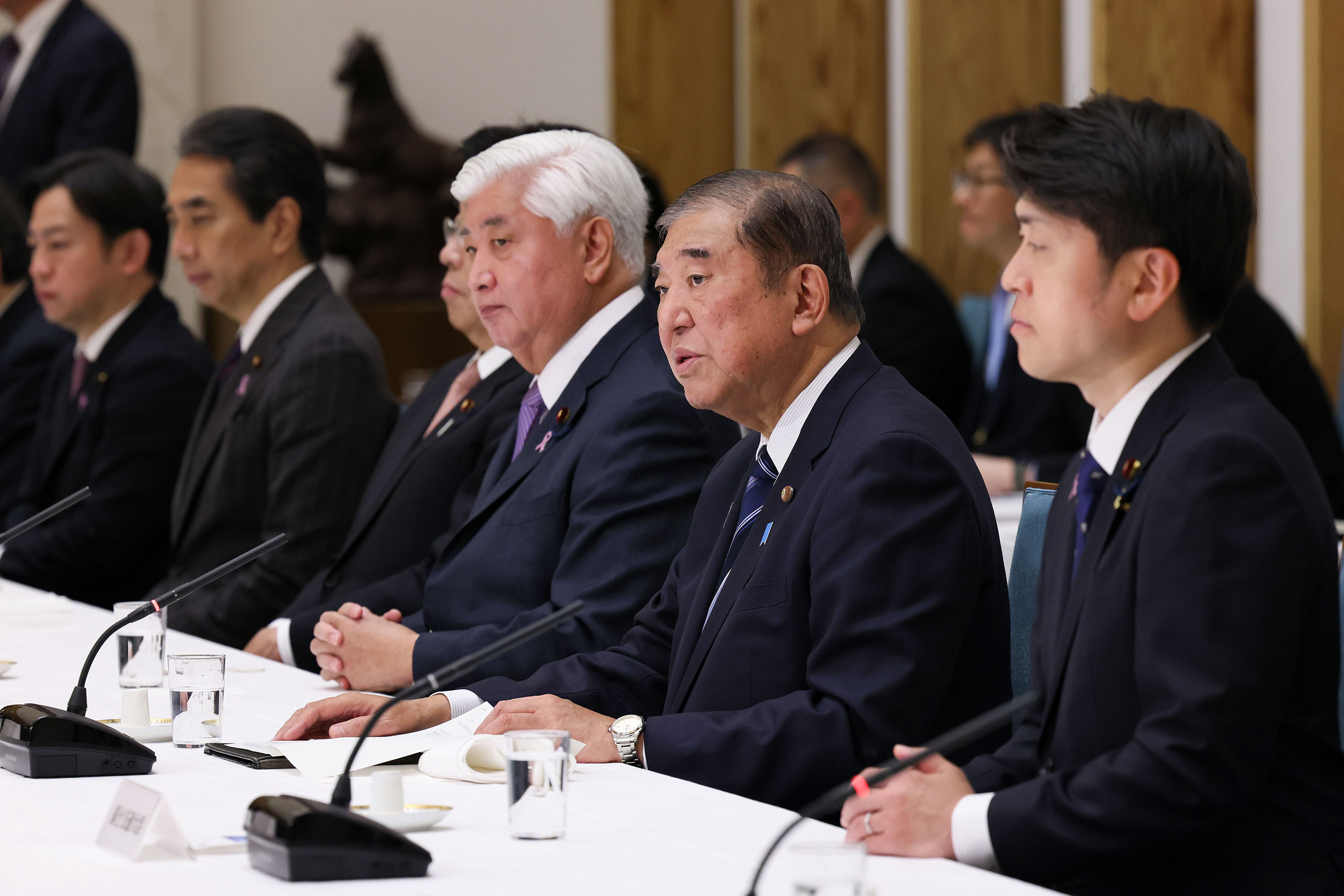 Prime Minister Ishiba making remarks (1)