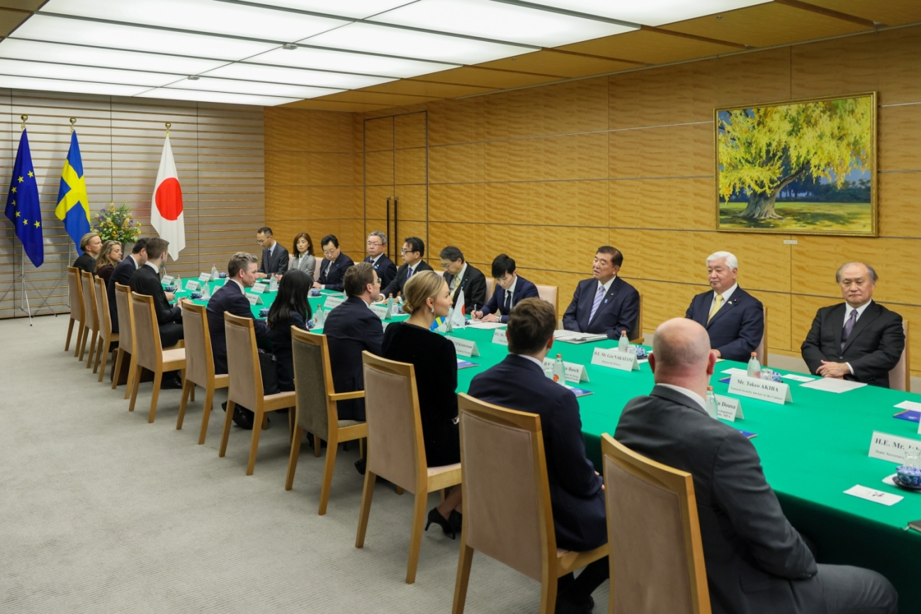 Japan-Sweden Summit Meeting (4)