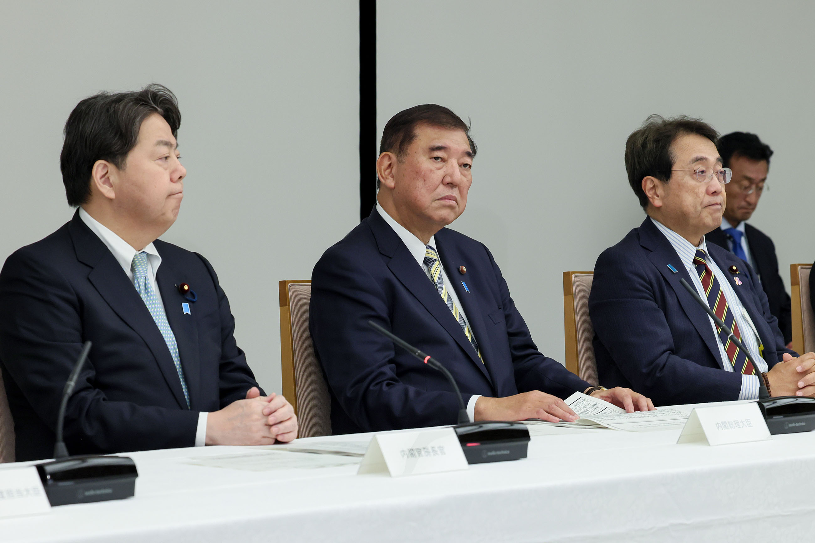 Prime Minister Ishiba attending the meeting (2)