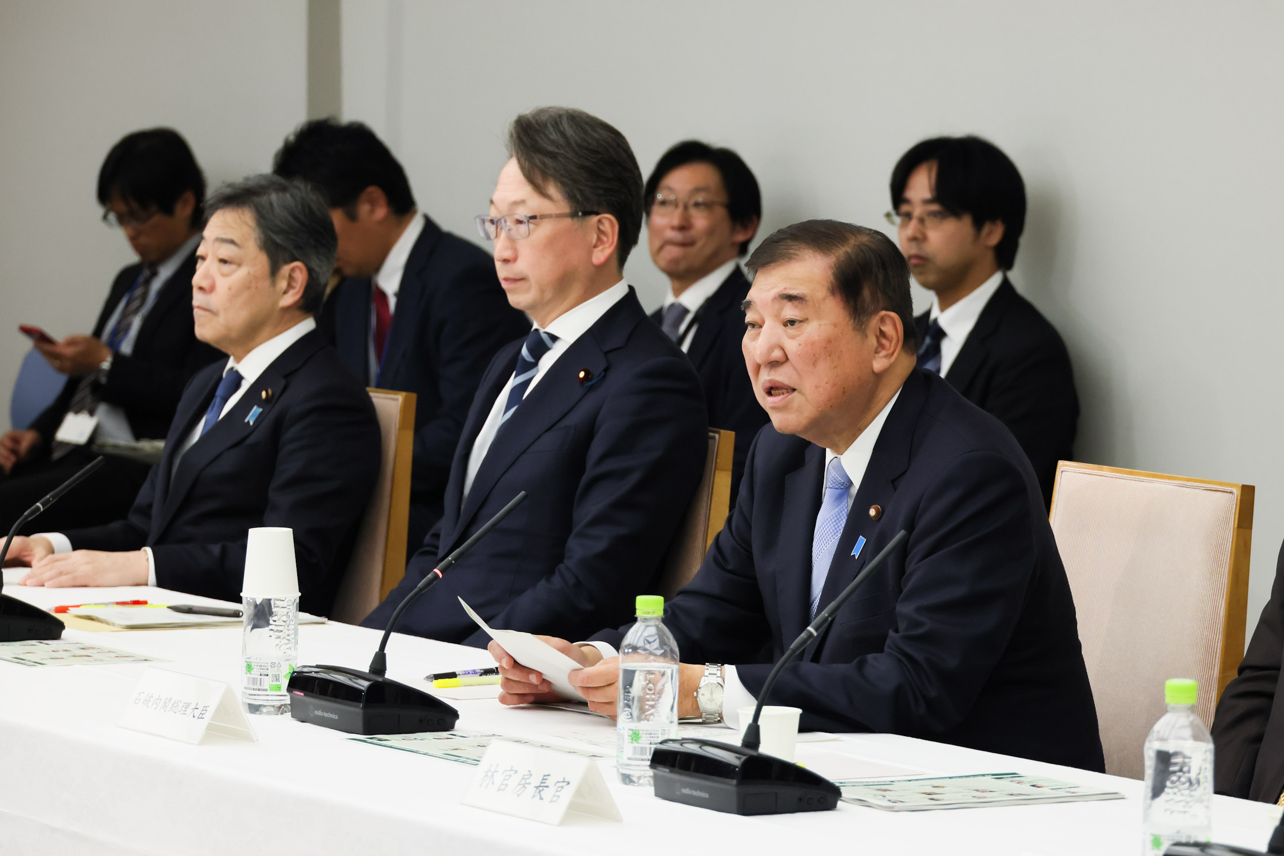 Prime Minister Ishiba attending the meeting (1)