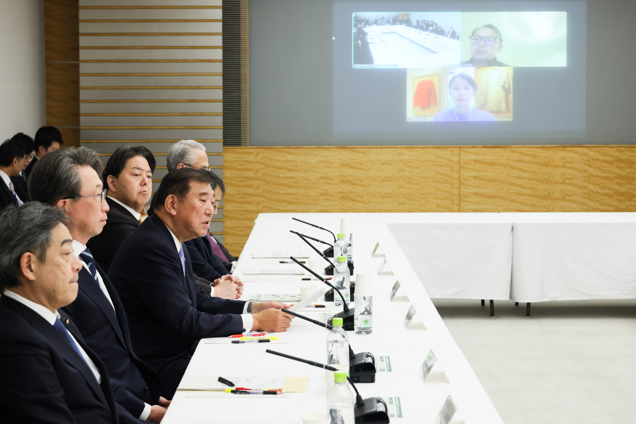 Prime Minister Ishiba attending the meeting (3)