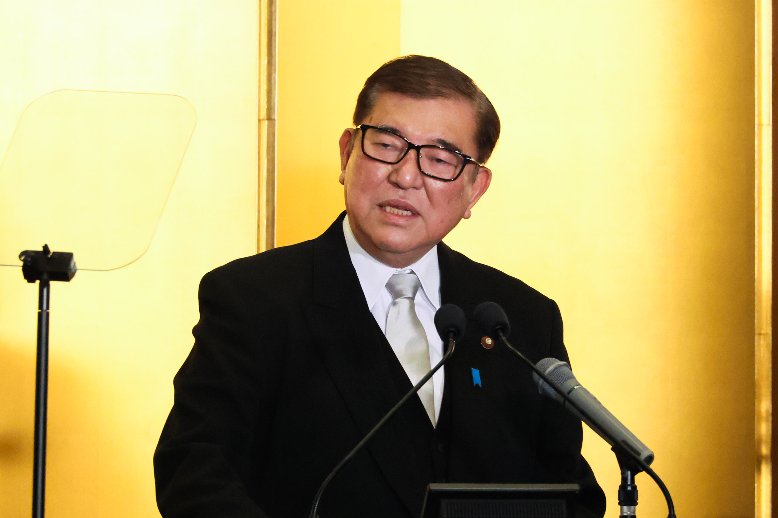 Prime Minister Ishiba making an opening statement (2)