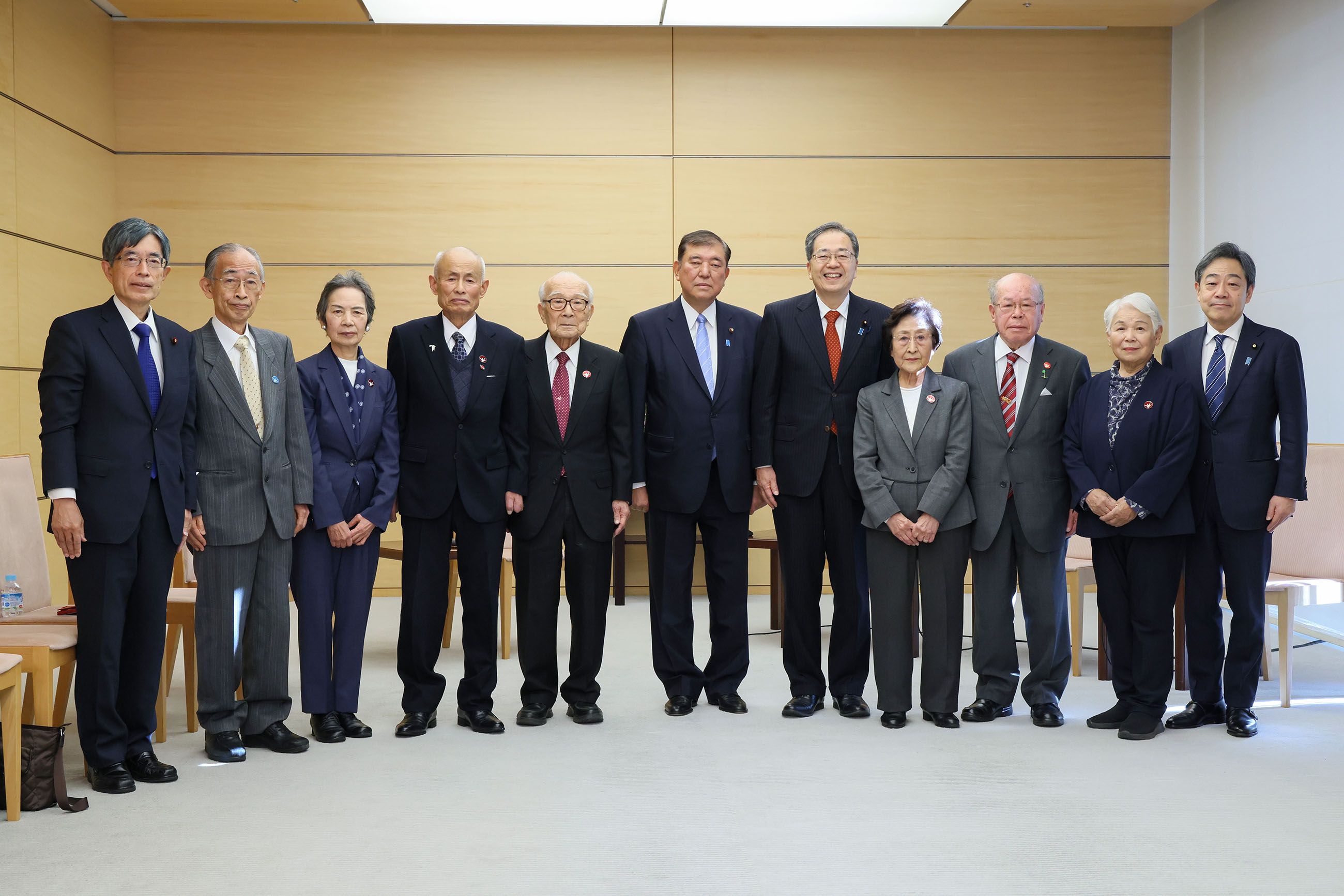 Prime Minister Ishiba meeting with Nihon Hidankyo (2)