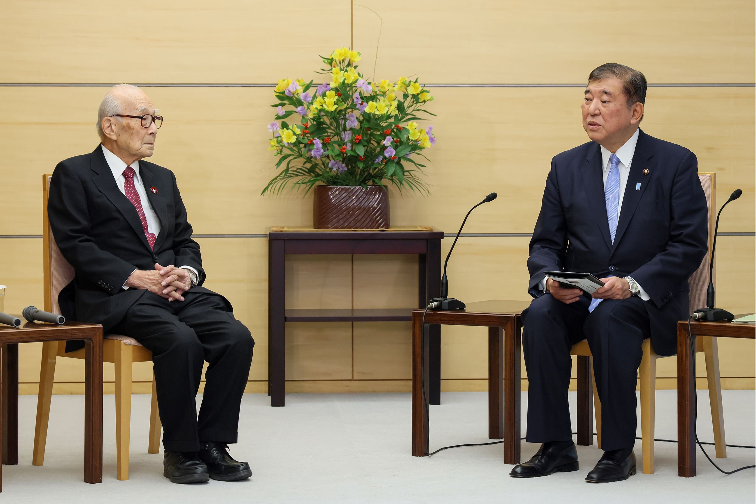 Prime Minister Ishiba meeting with Nihon Hidankyo (3)