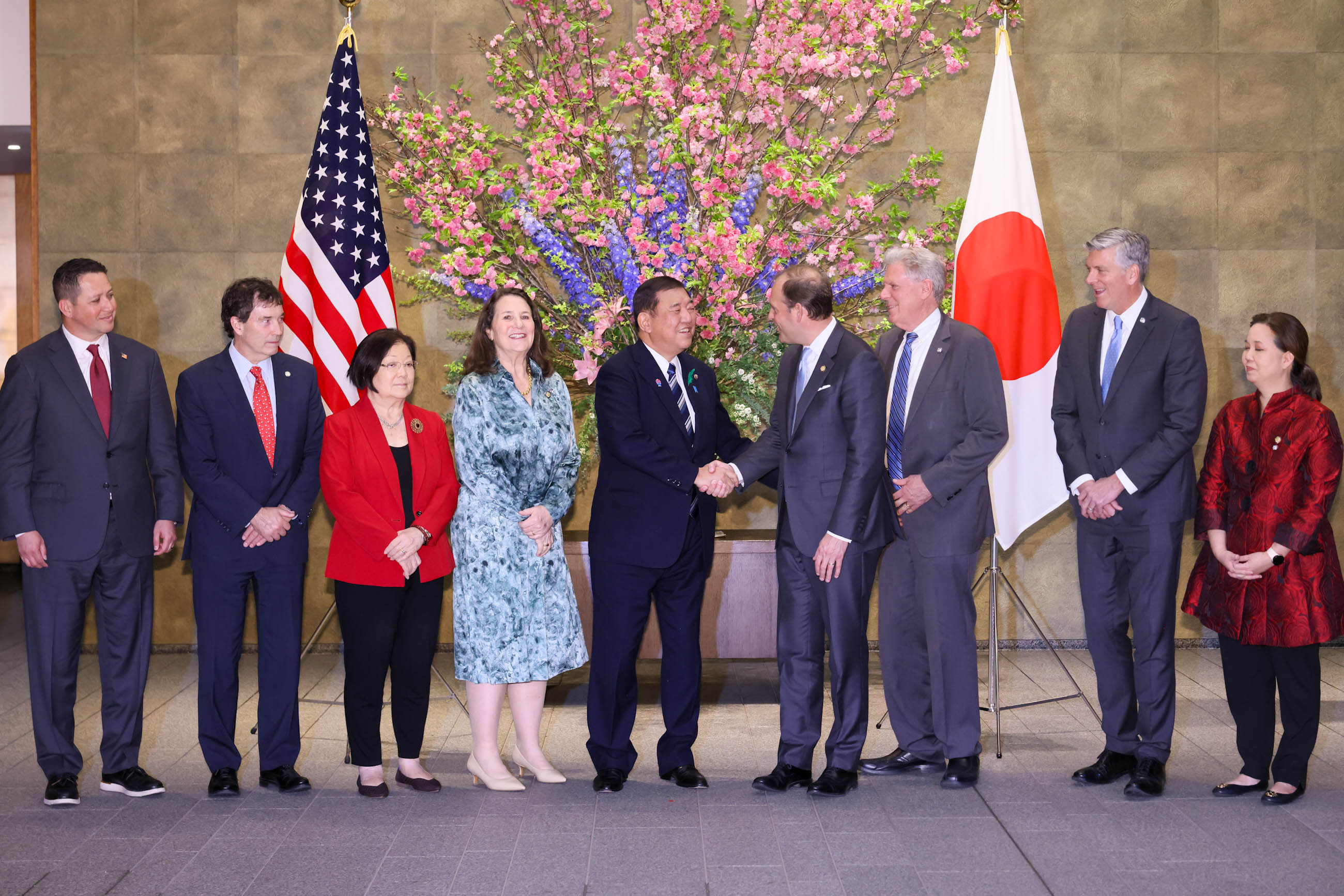 Prime Minister Ishiba receiving a courtesy call (3)