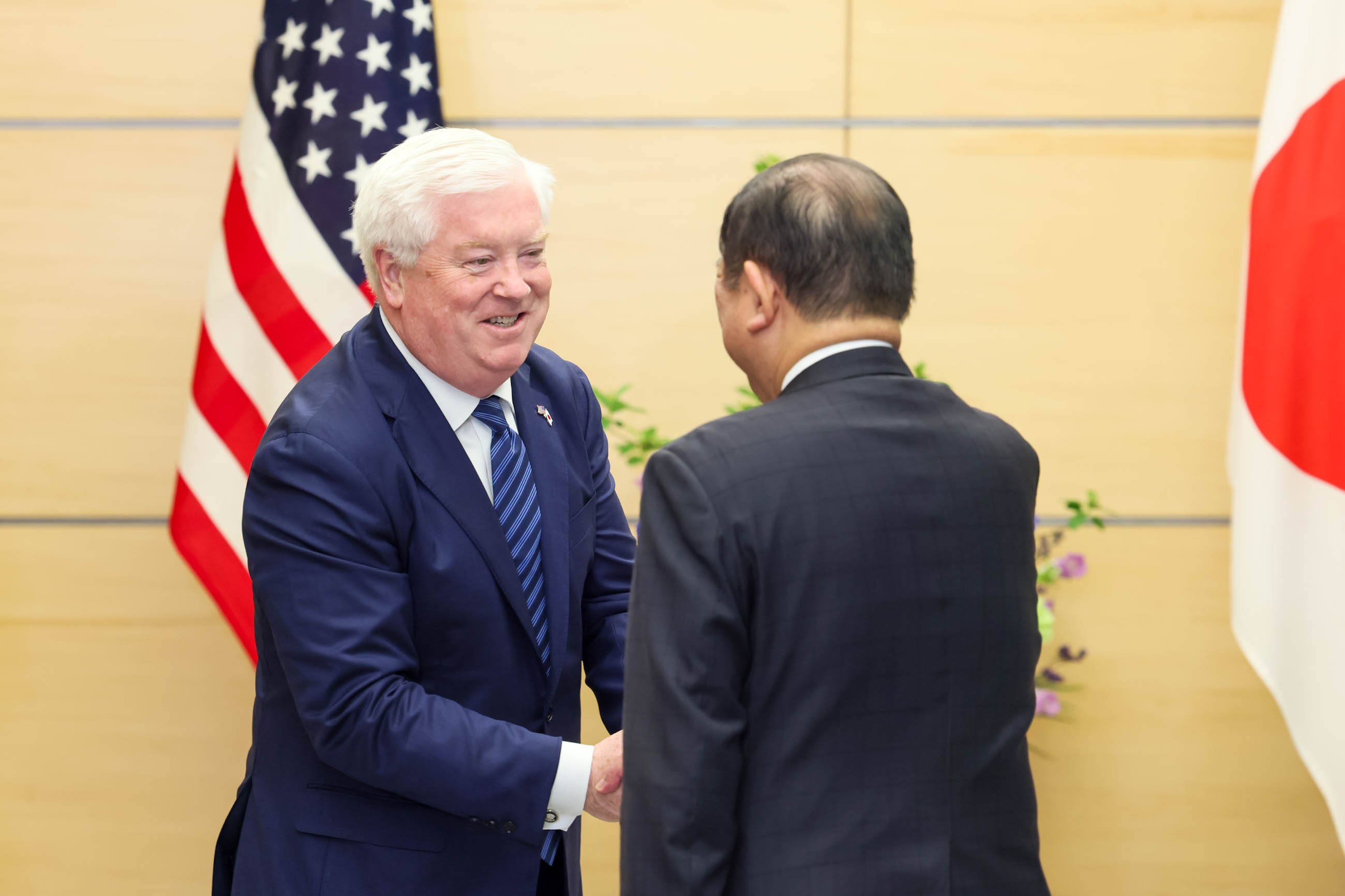 Prime Minister Ishiba receiving a courtesy call (2)