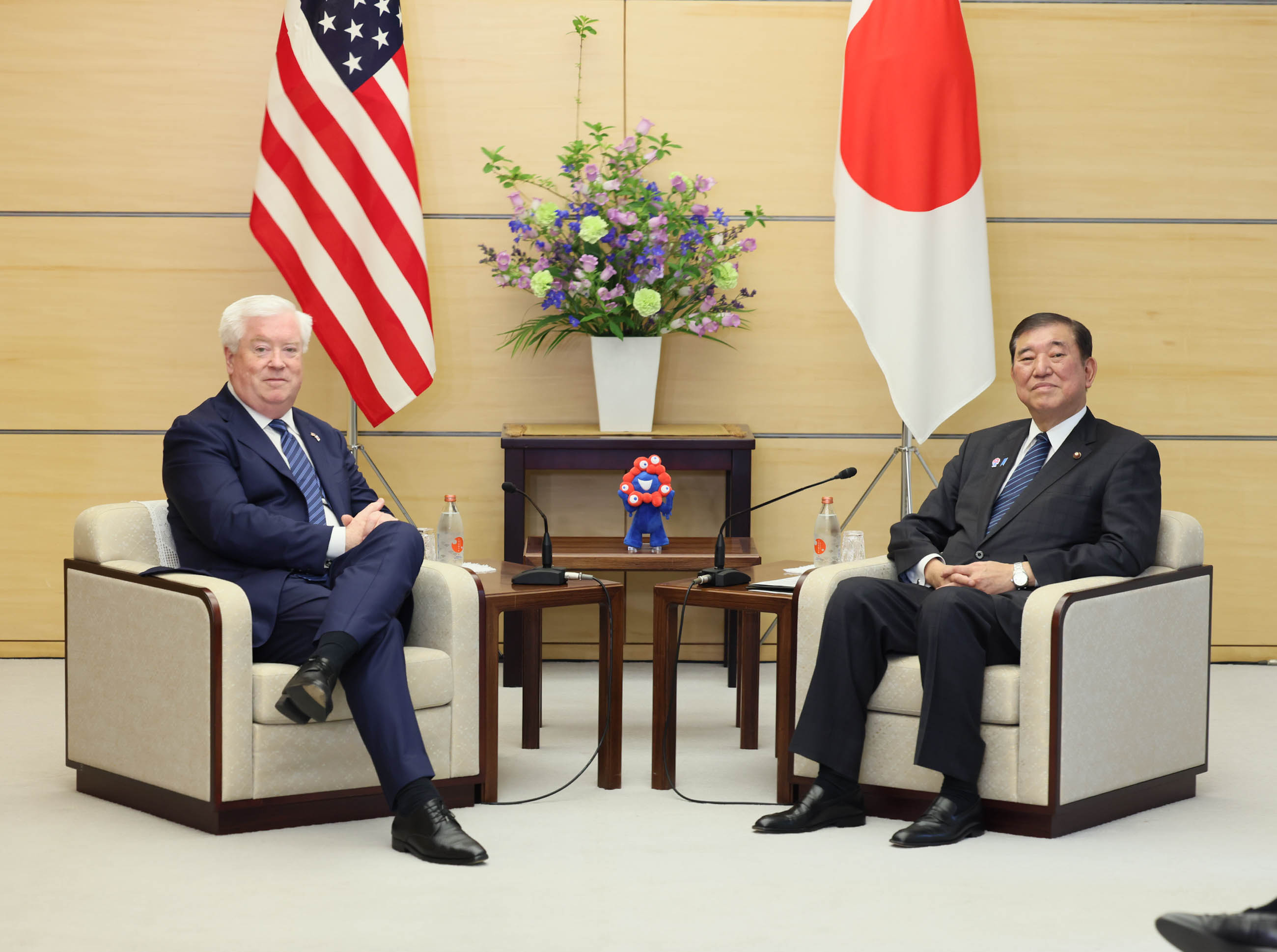 Prime Minister Ishiba receiving a courtesy call (6)