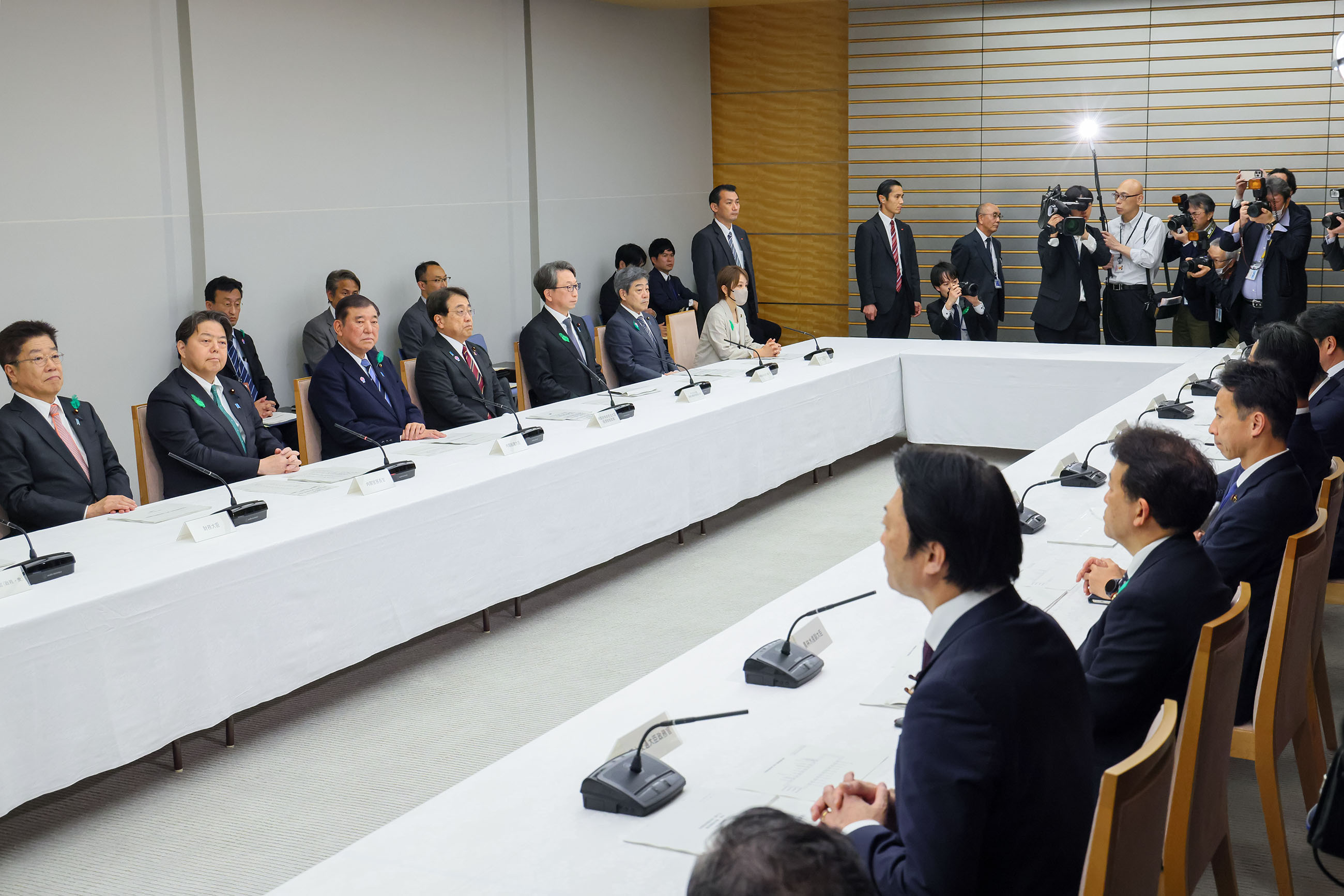 Prime Minister Ishiba attending the meeting (3)