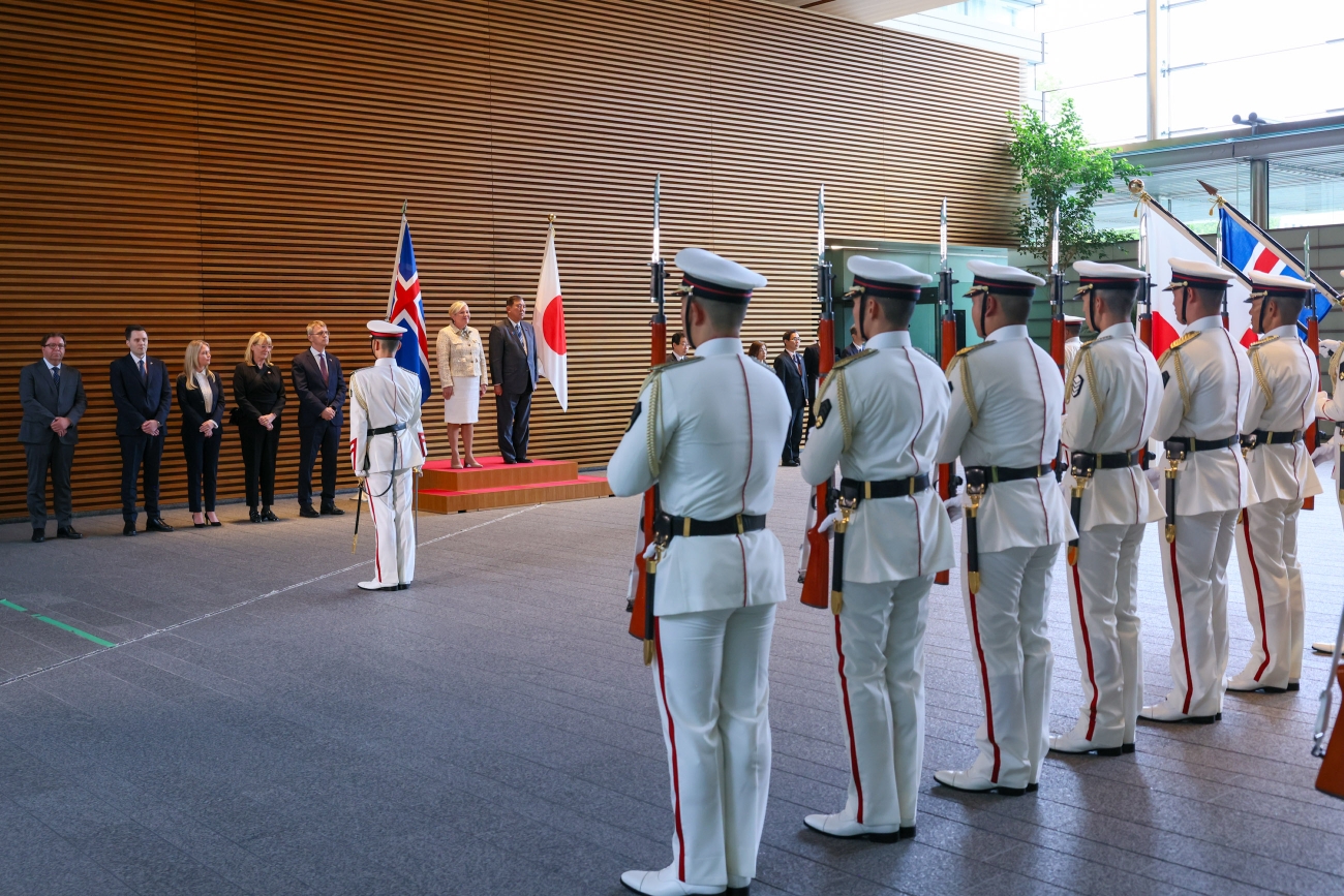 A salute and guard of honor ceremony (3)