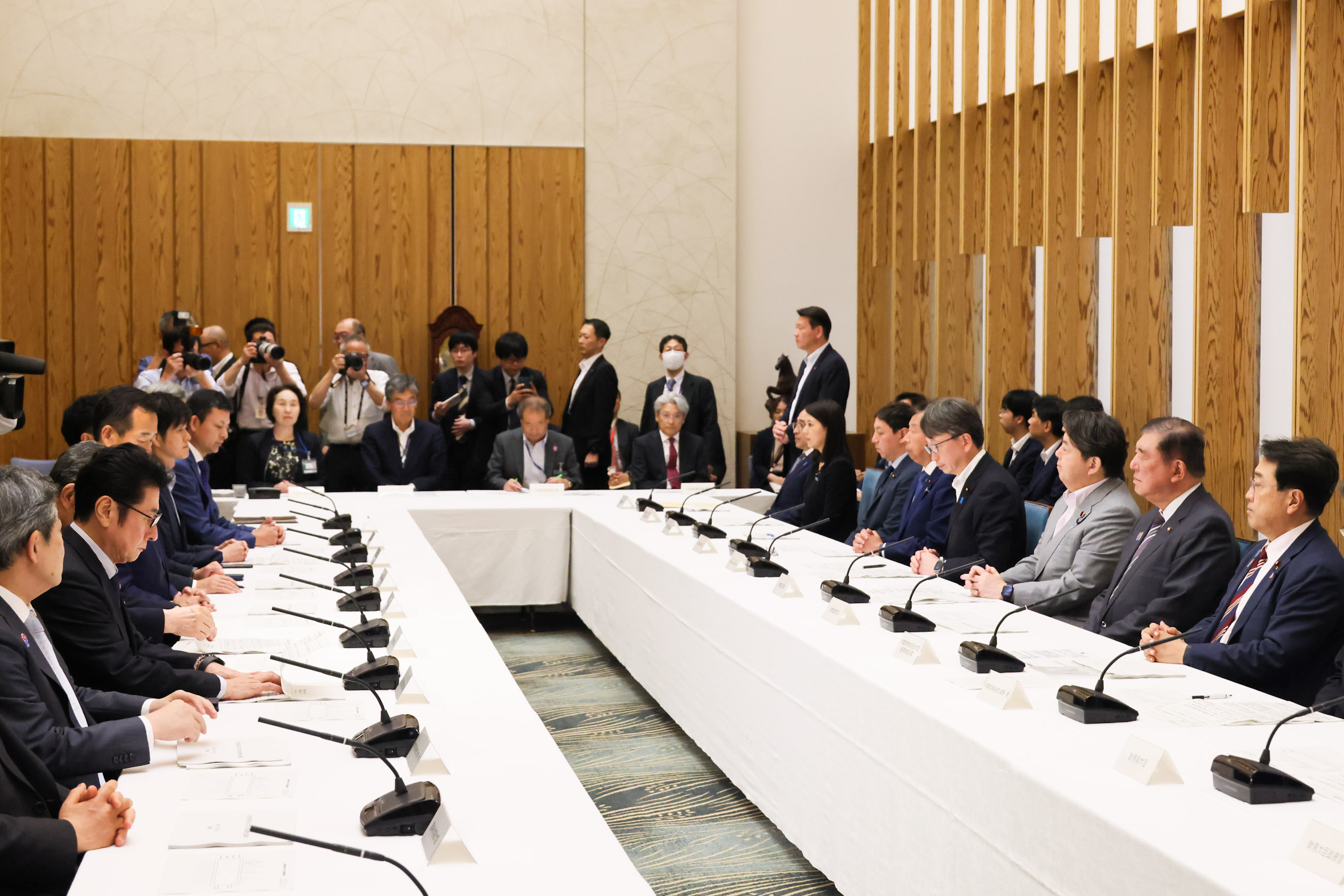 Prime Minister Ishiba attending the meeting (3)